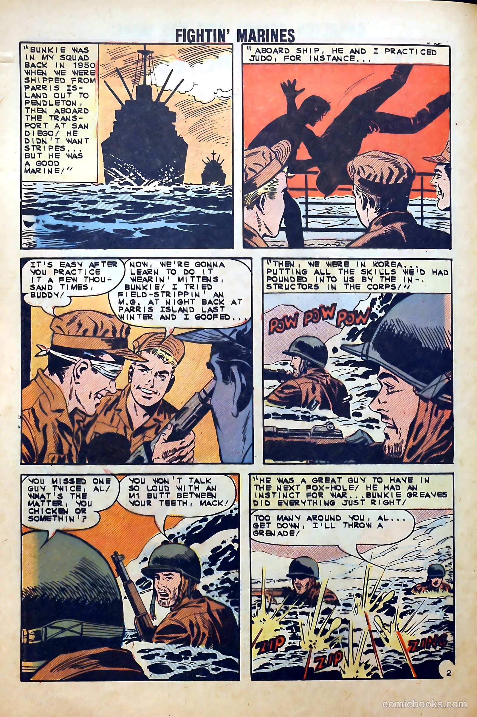 Fightin' Marines #53 (1963) — page 28 of 36