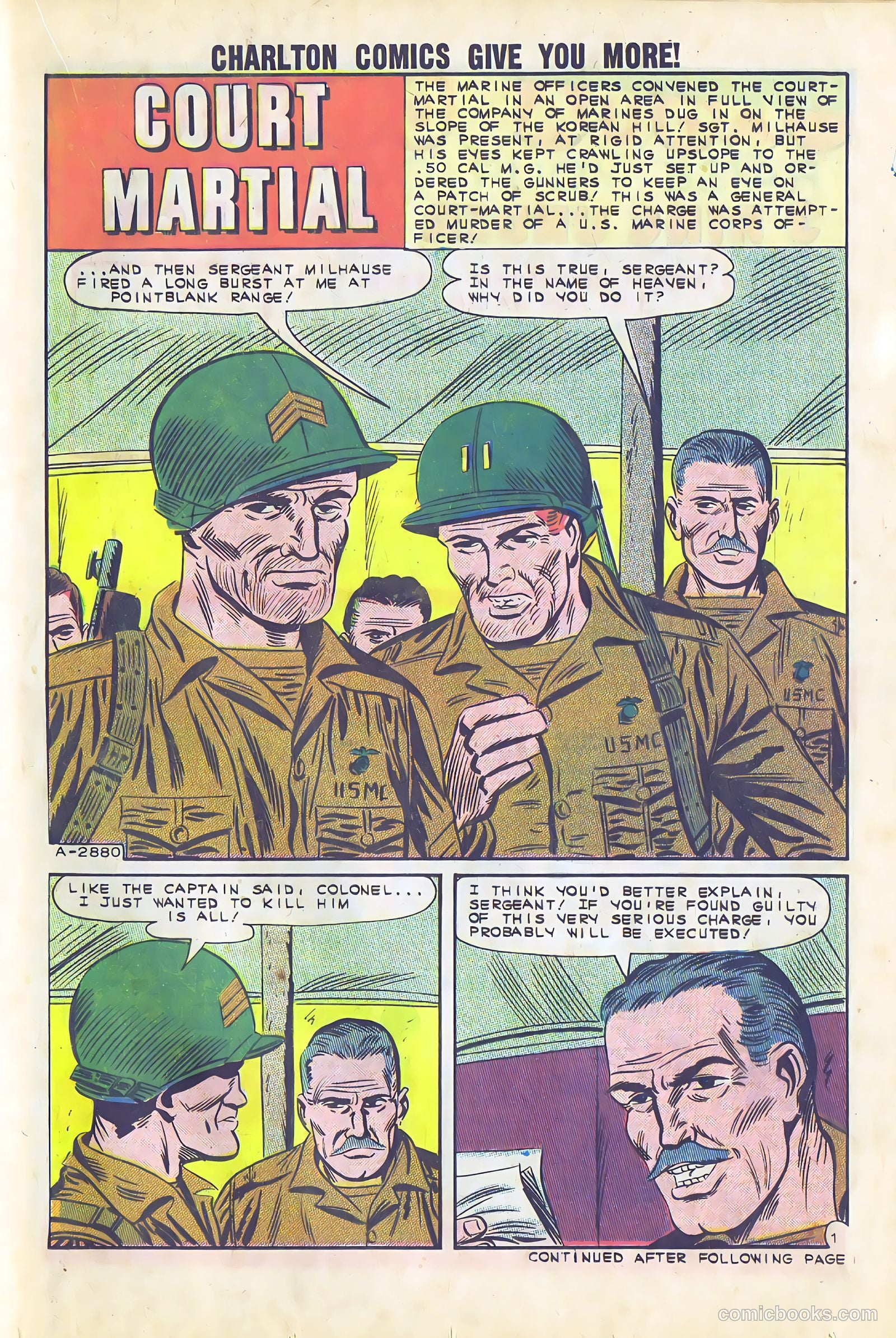 Fightin' Marines #55 (1963) — page 21 of 36
