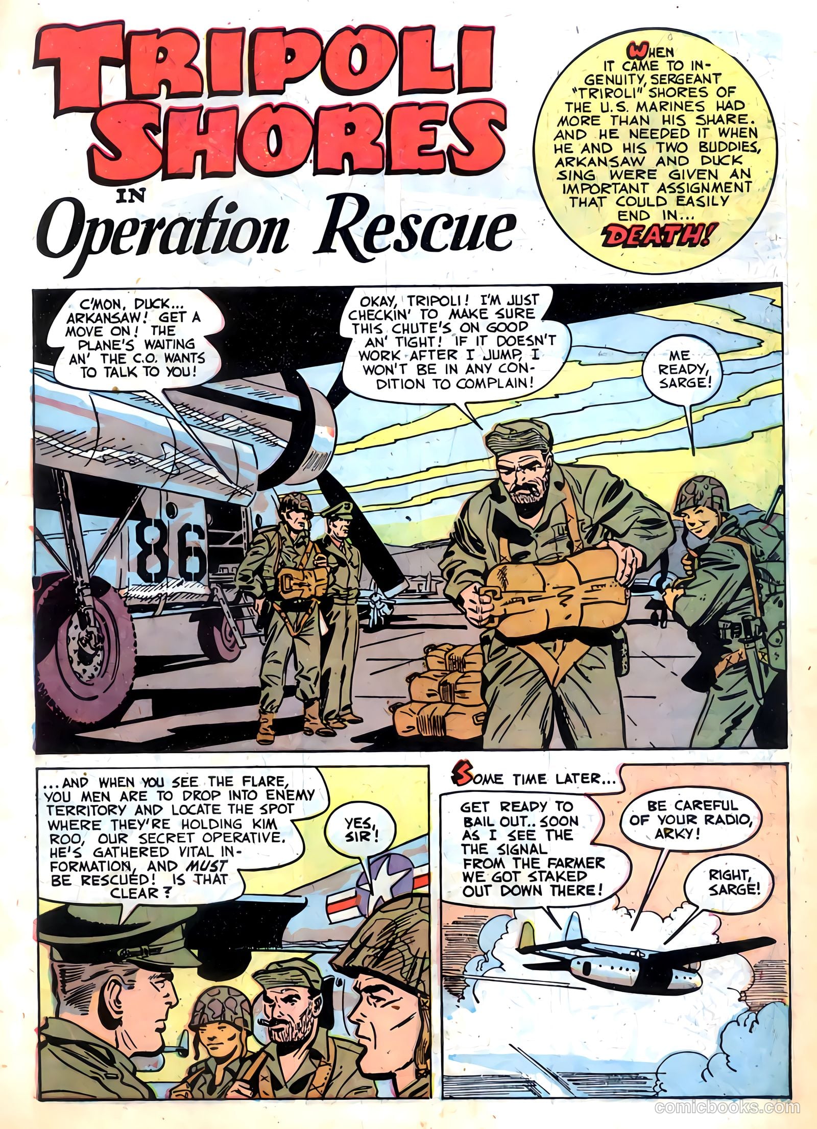 Fightin' Marines #6 (1952) — page 3 of 36