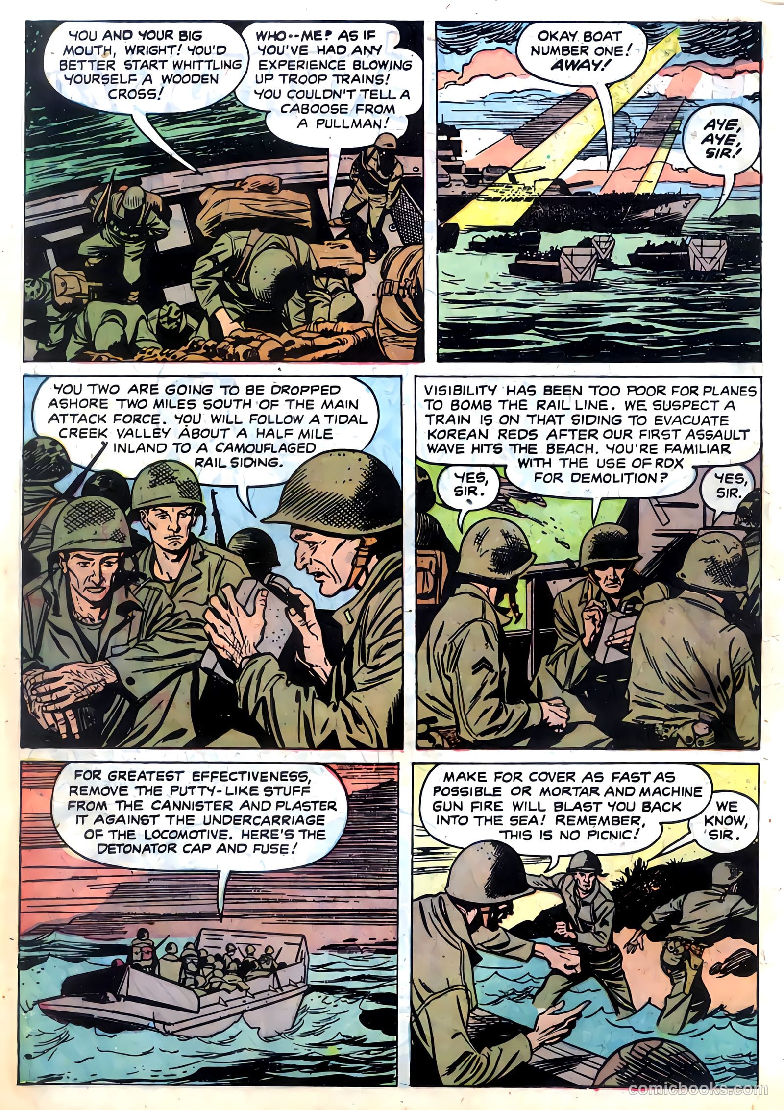 Fightin' Marines #6 (1952) — page 18 of 36
