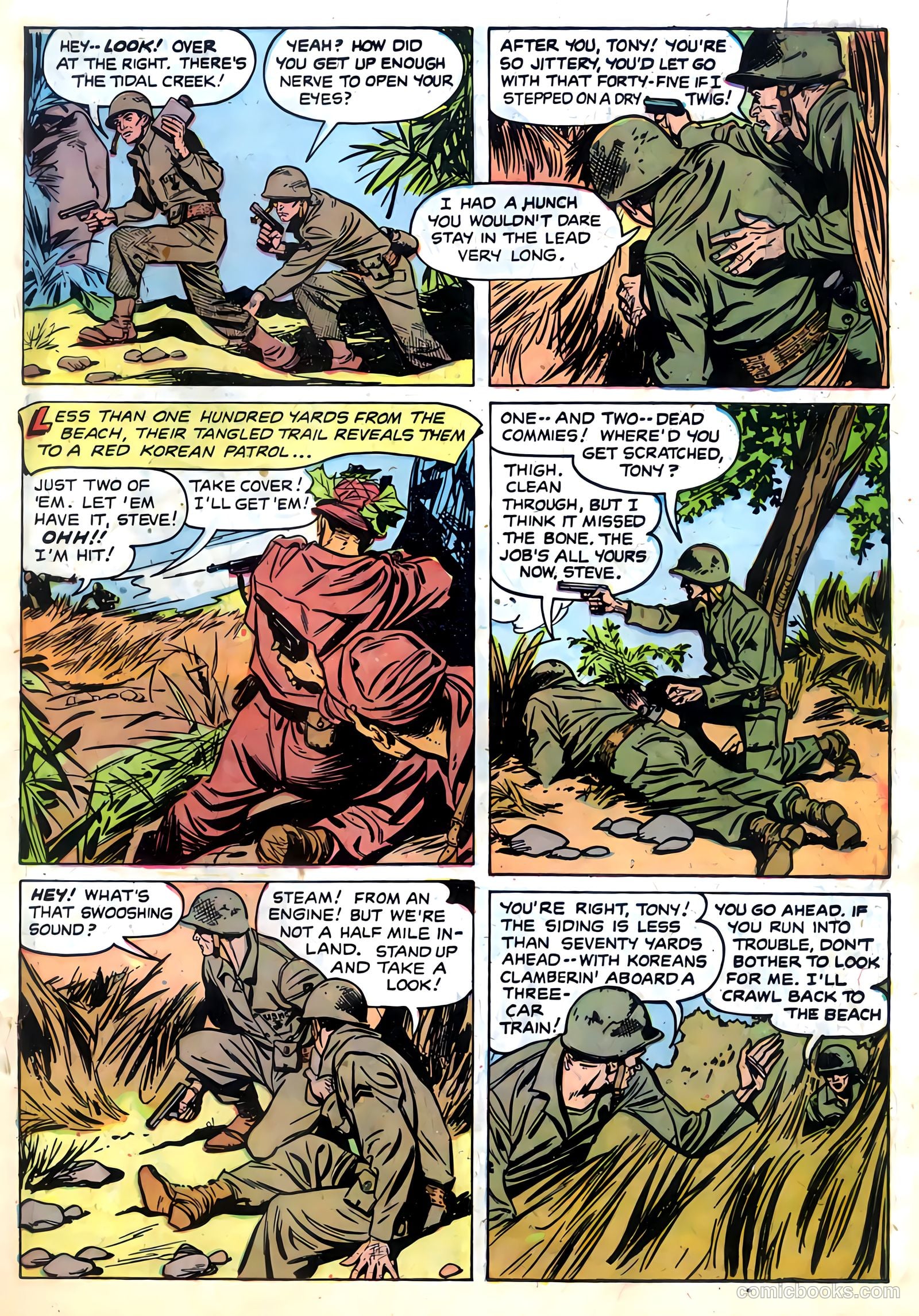 Fightin' Marines #6 (1952) — page 19 of 36