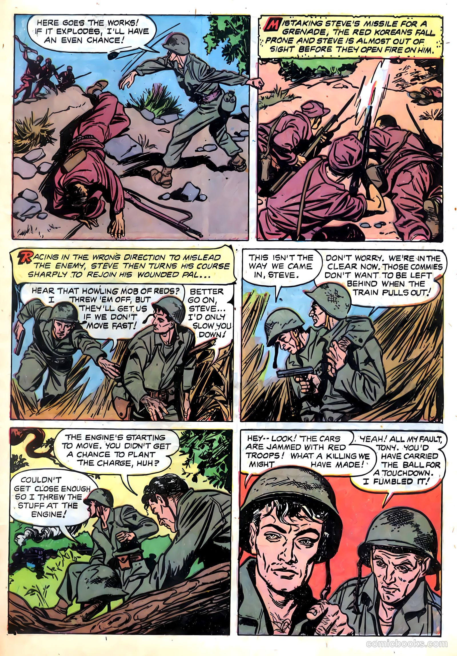 Fightin' Marines #6 (1952) — page 21 of 36