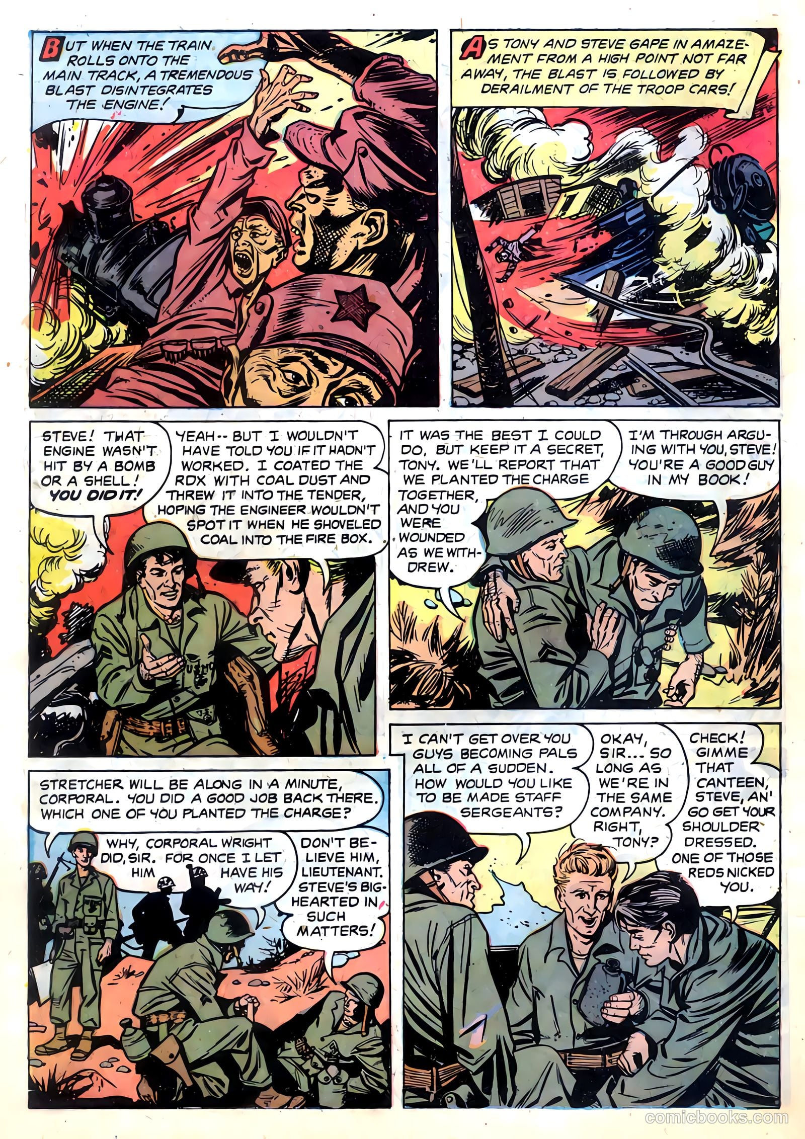 Fightin' Marines #6 (1952) — page 22 of 36