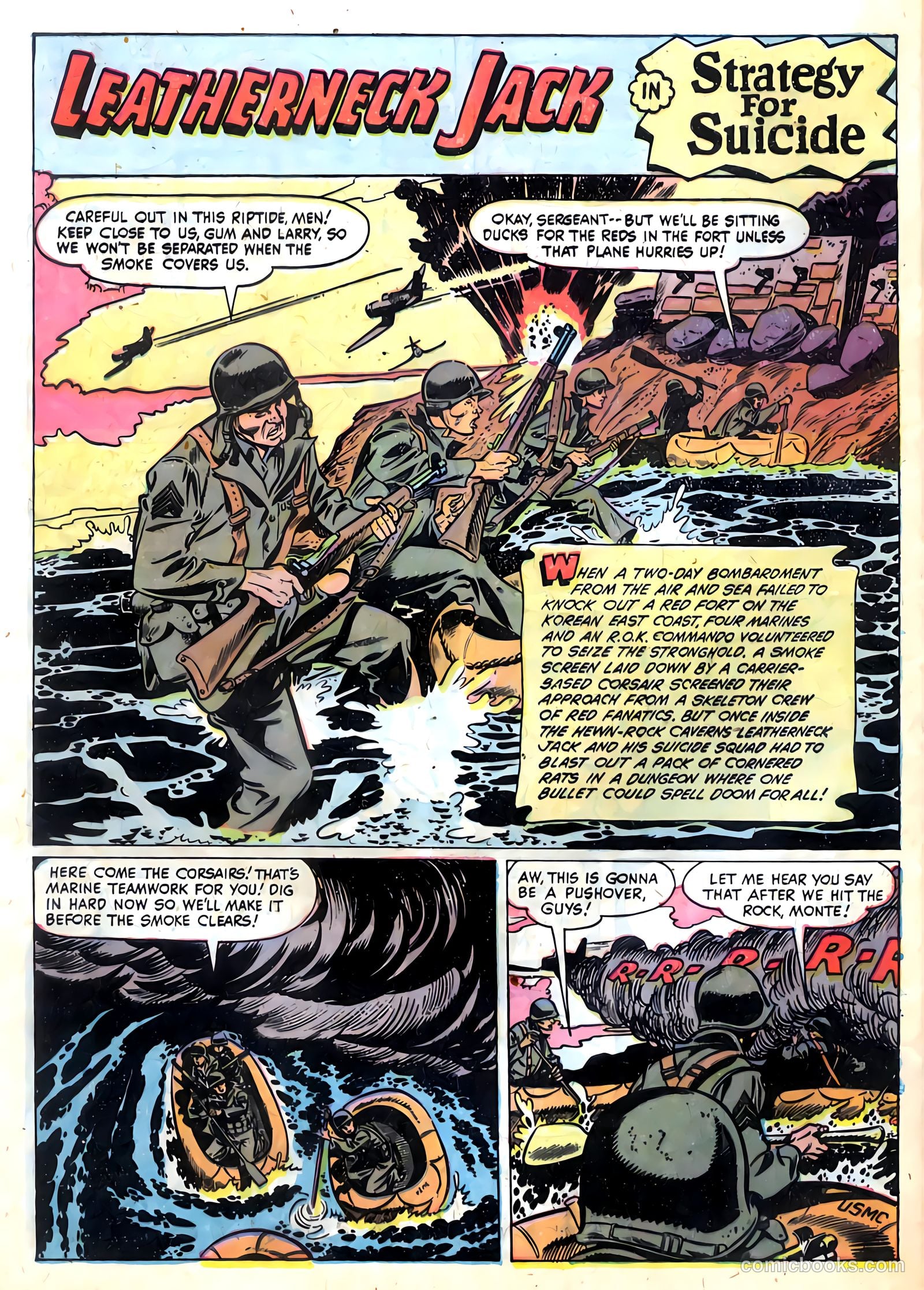 Fightin' Marines #6 (1952) — page 28 of 36