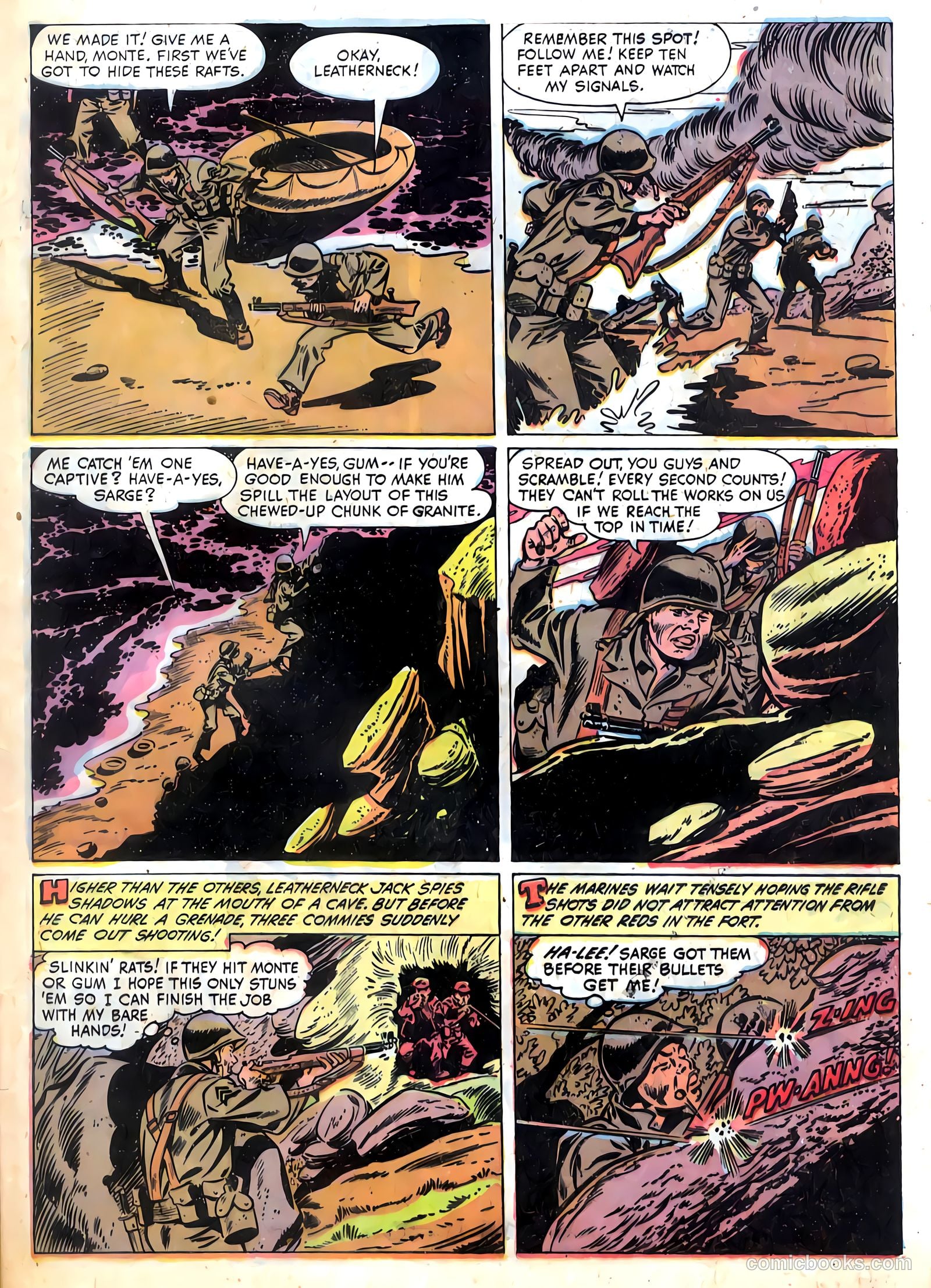 Fightin' Marines #6 (1952) — page 29 of 36