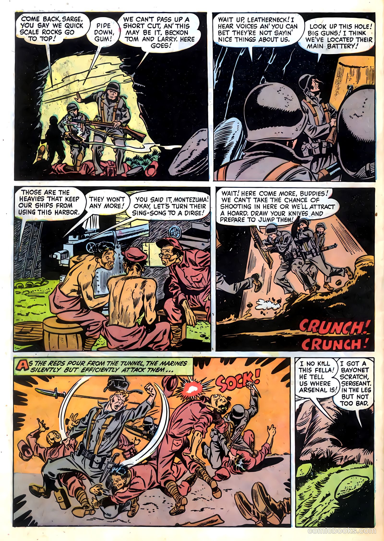 Fightin' Marines #6 (1952) — page 30 of 36