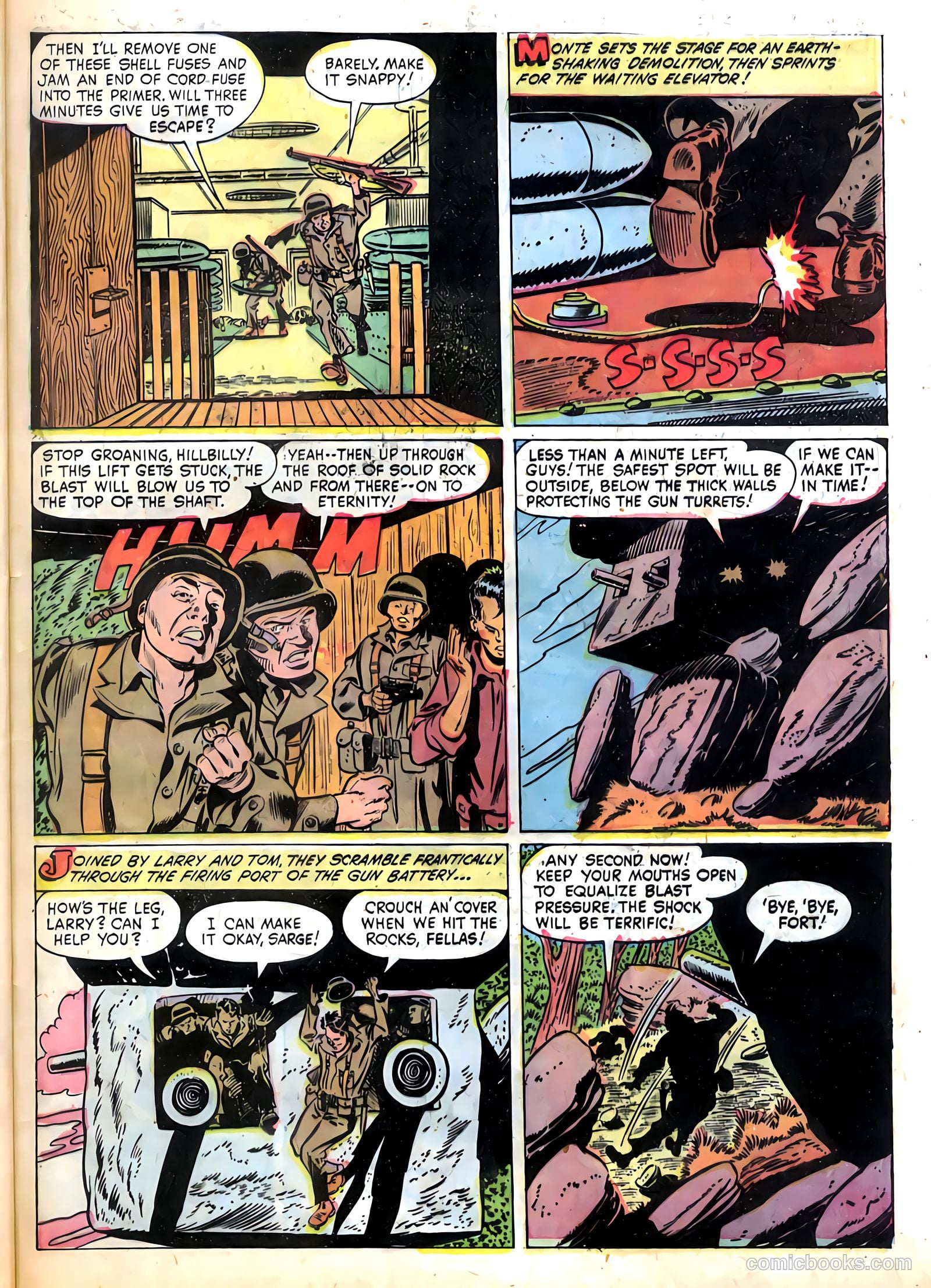 Fightin' Marines #6 (1952) — page 33 of 36