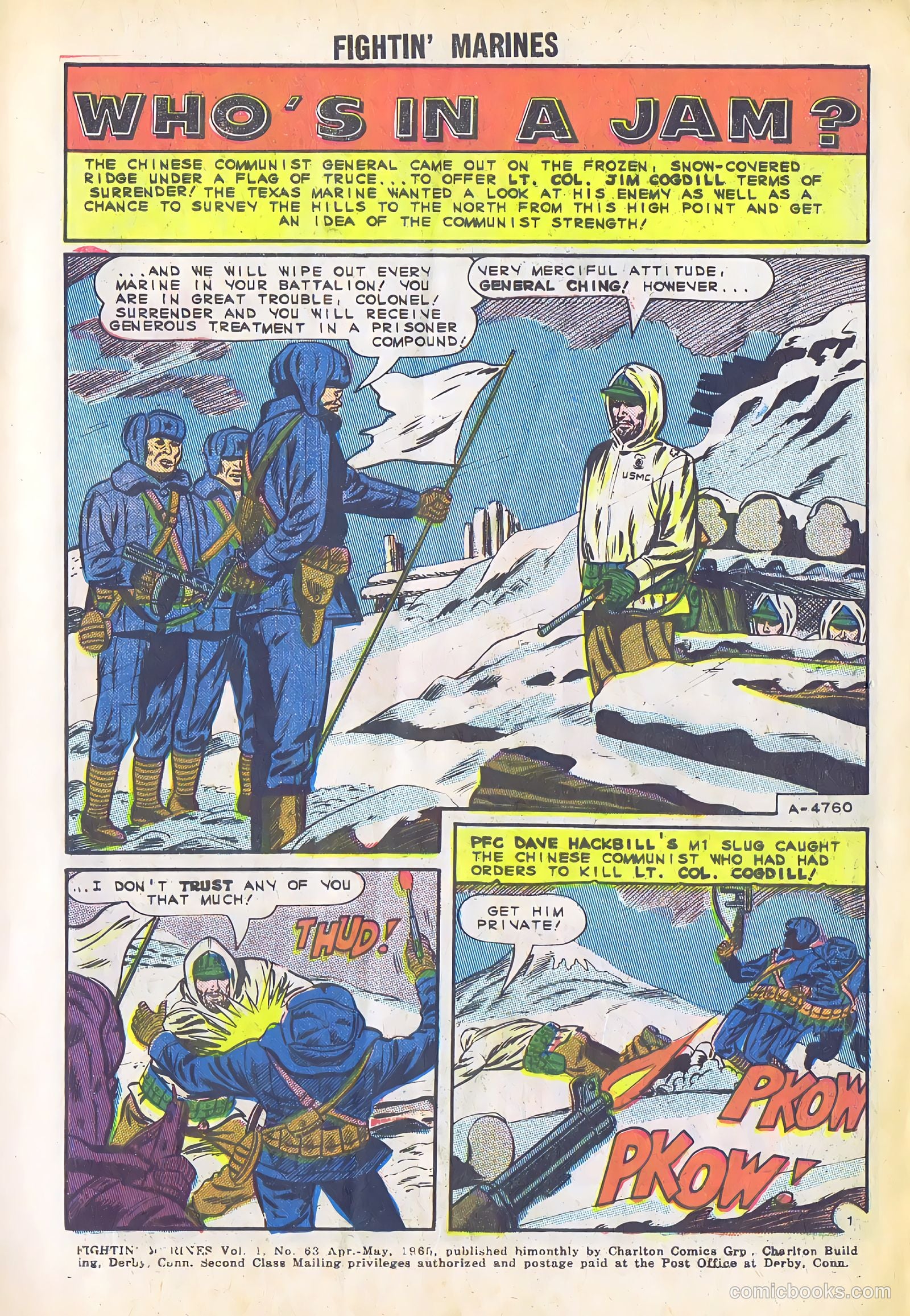 Fightin' Marines #63 (1965) — page 3 of 36