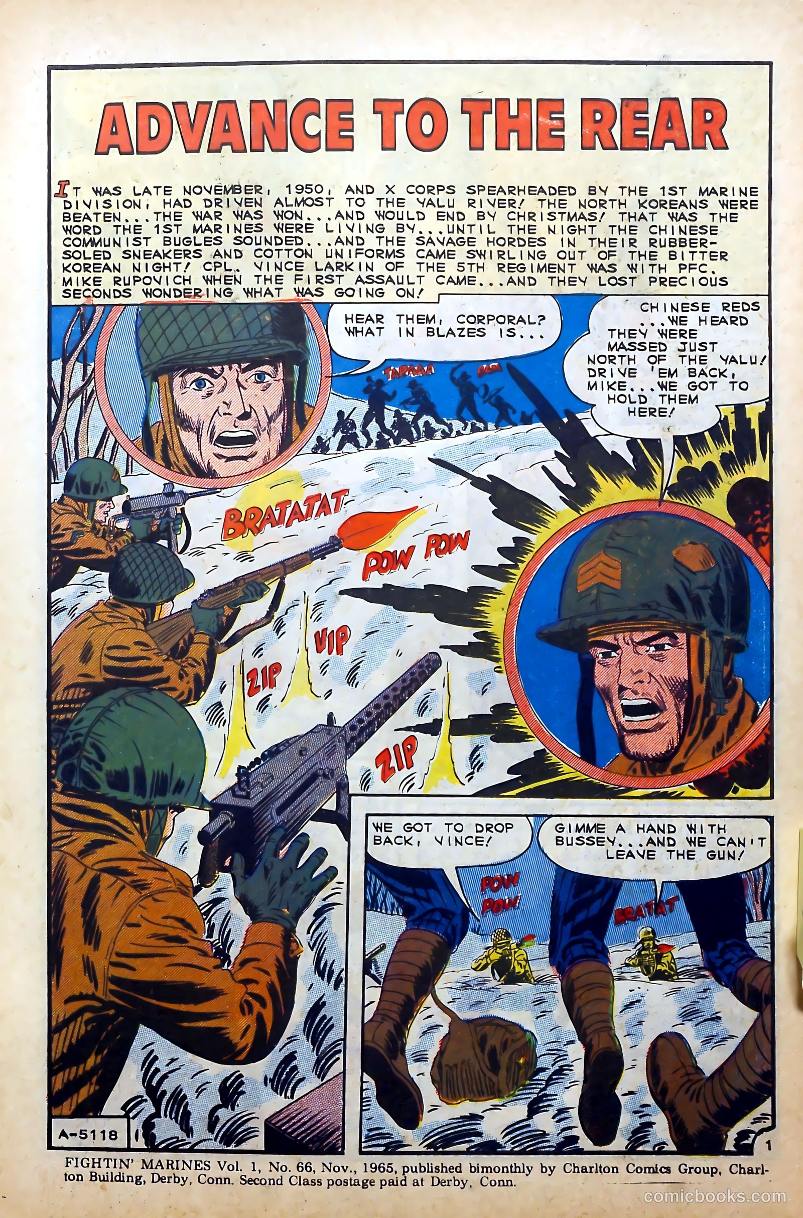 Fightin' Marines #66 (1965) — page 3 of 36