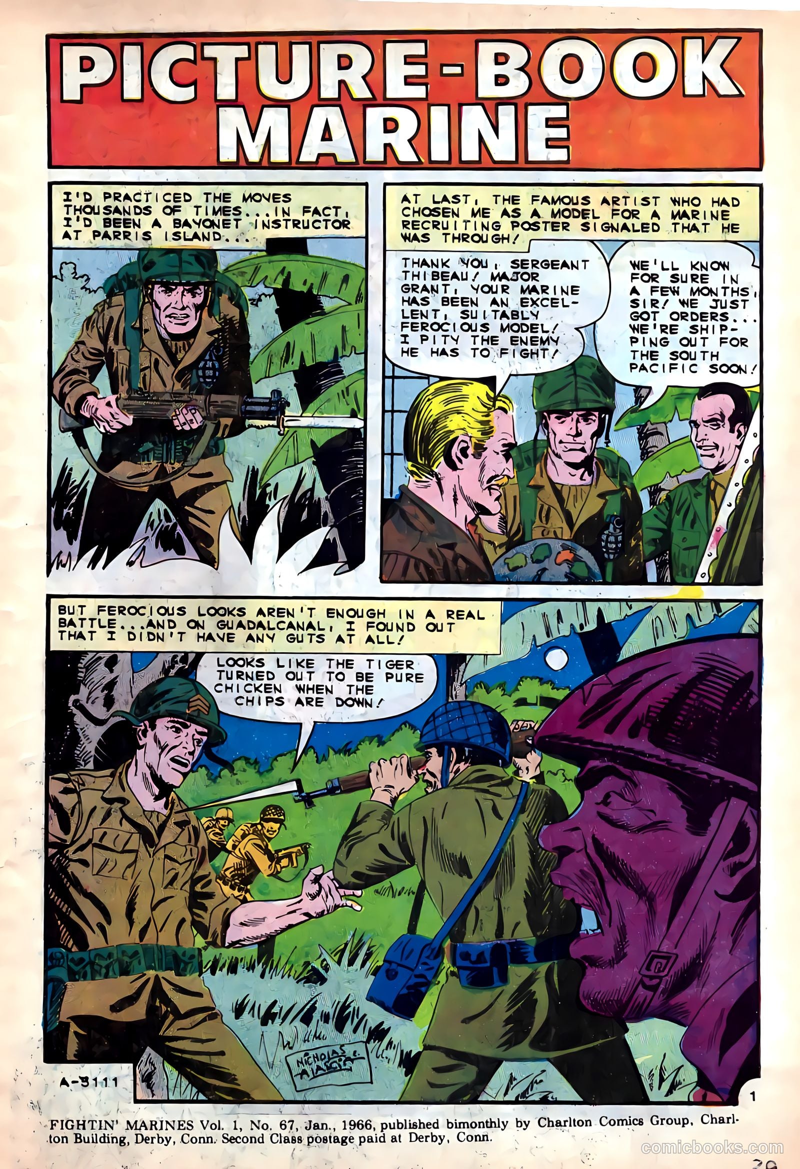 Fightin' Marines #67 (1966) — page 3 of 36