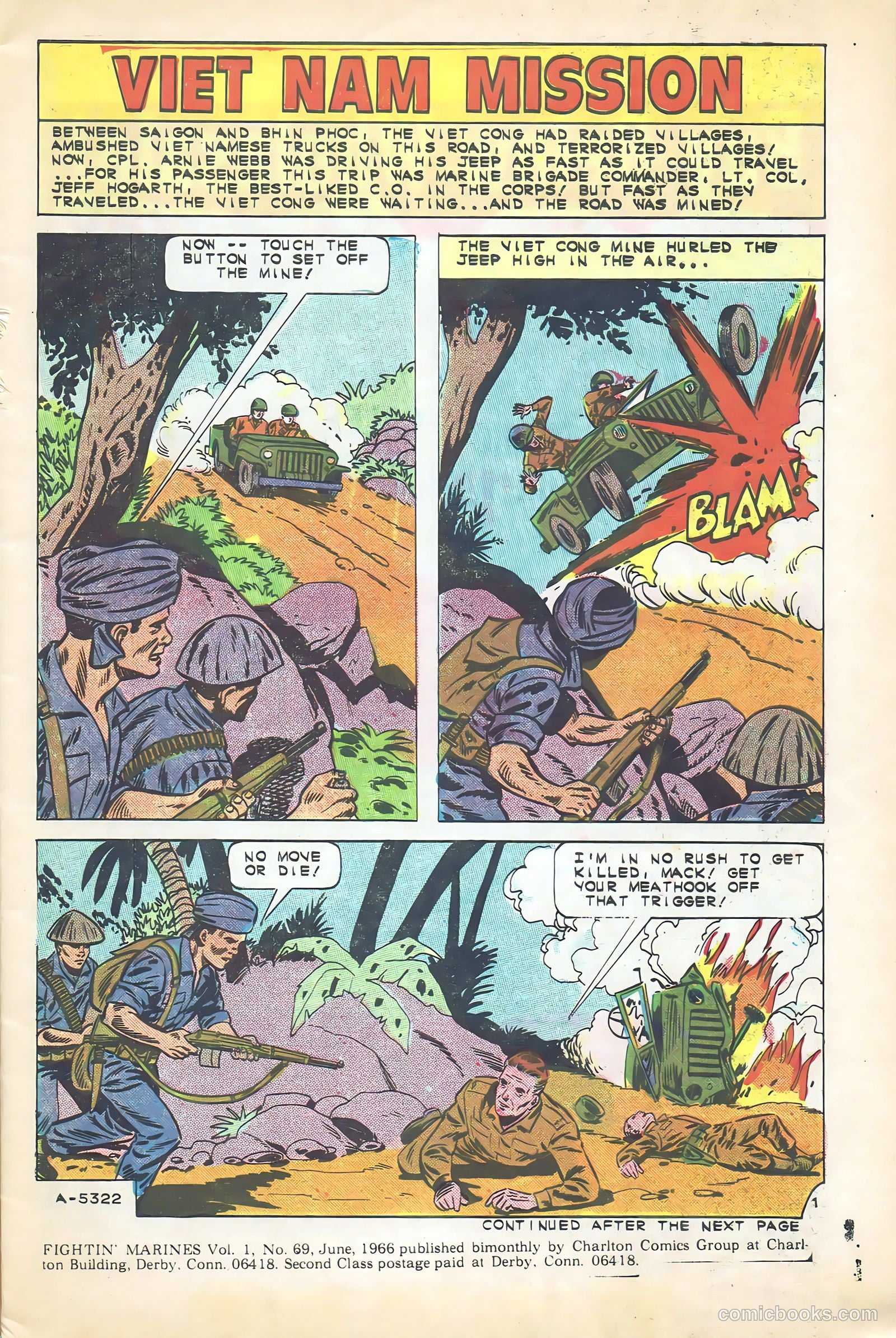 Fightin' Marines #69 (1966) — page 3 of 35