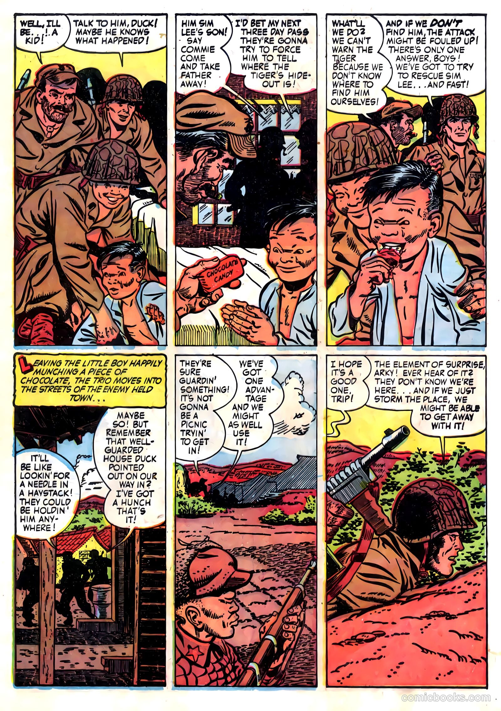 Fightin' Marines #7 (1952) — page 5 of 36