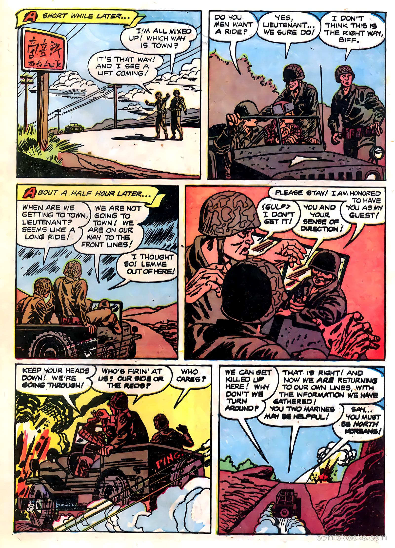 Fightin' Marines #7 (1952) — page 29 of 36
