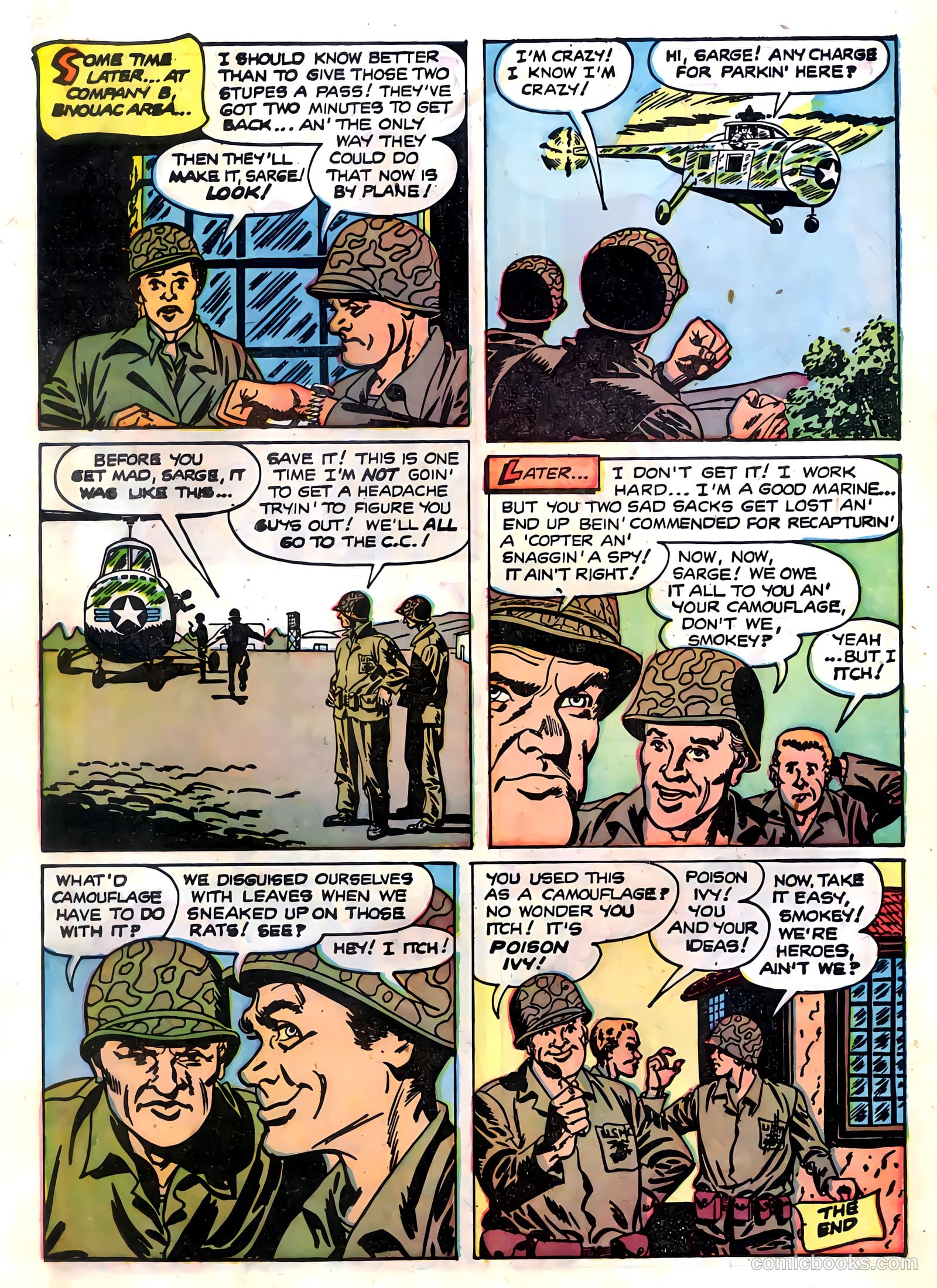 Fightin' Marines #7 (1952) — page 34 of 36