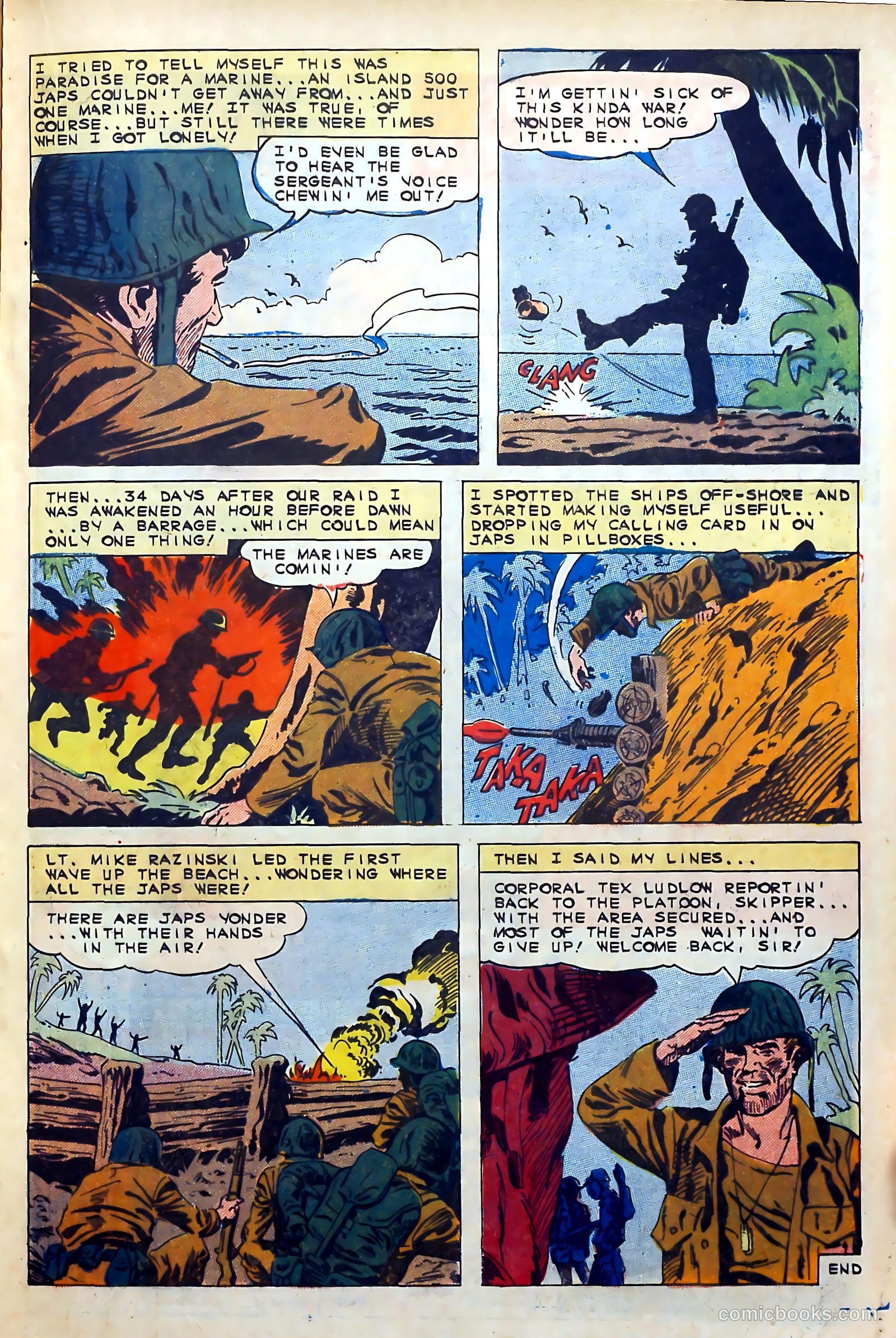 Fightin' Marines #70 (1966) — page 17 of 36