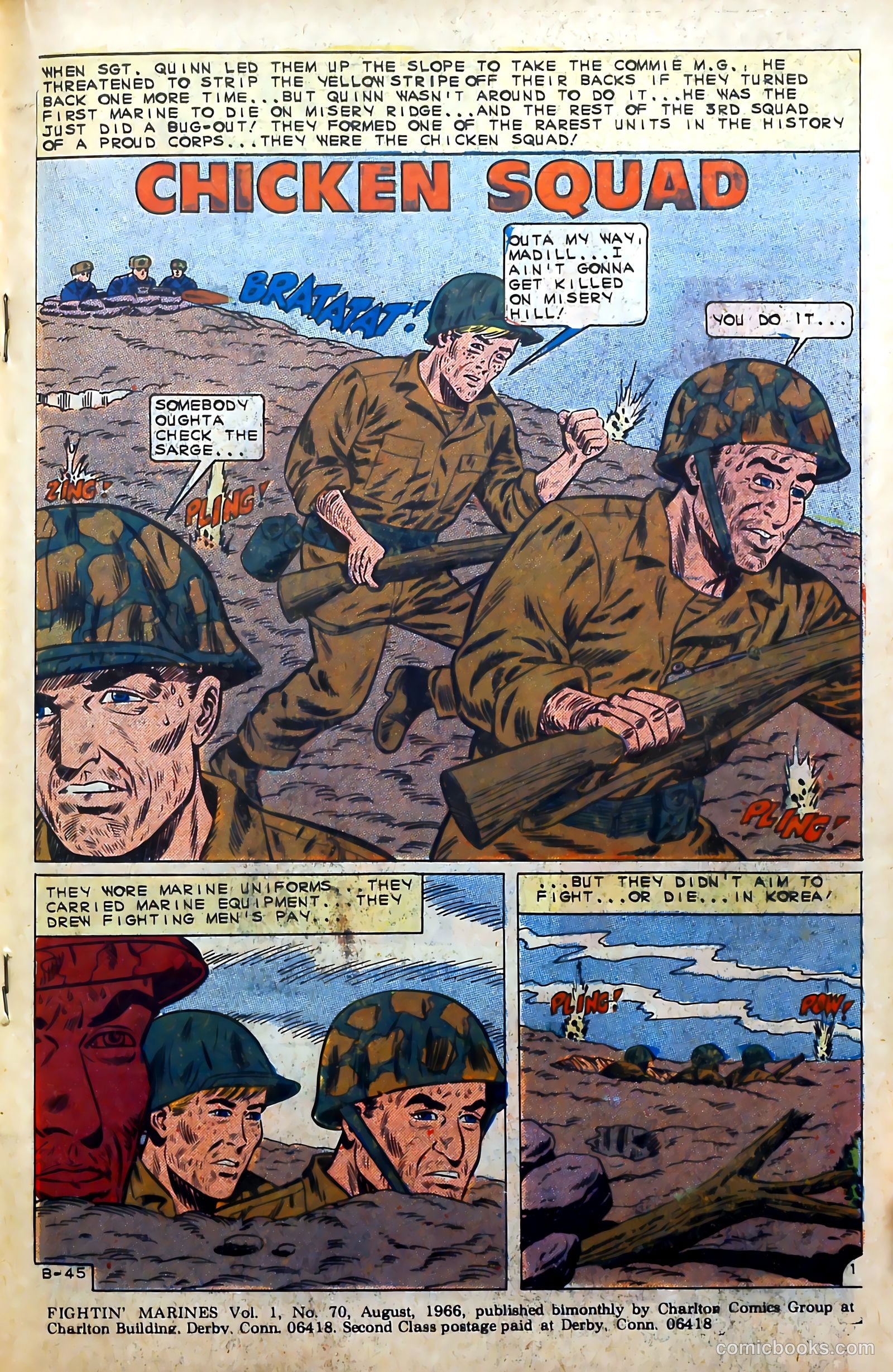 Fightin' Marines #70 (1966) — page 19 of 36
