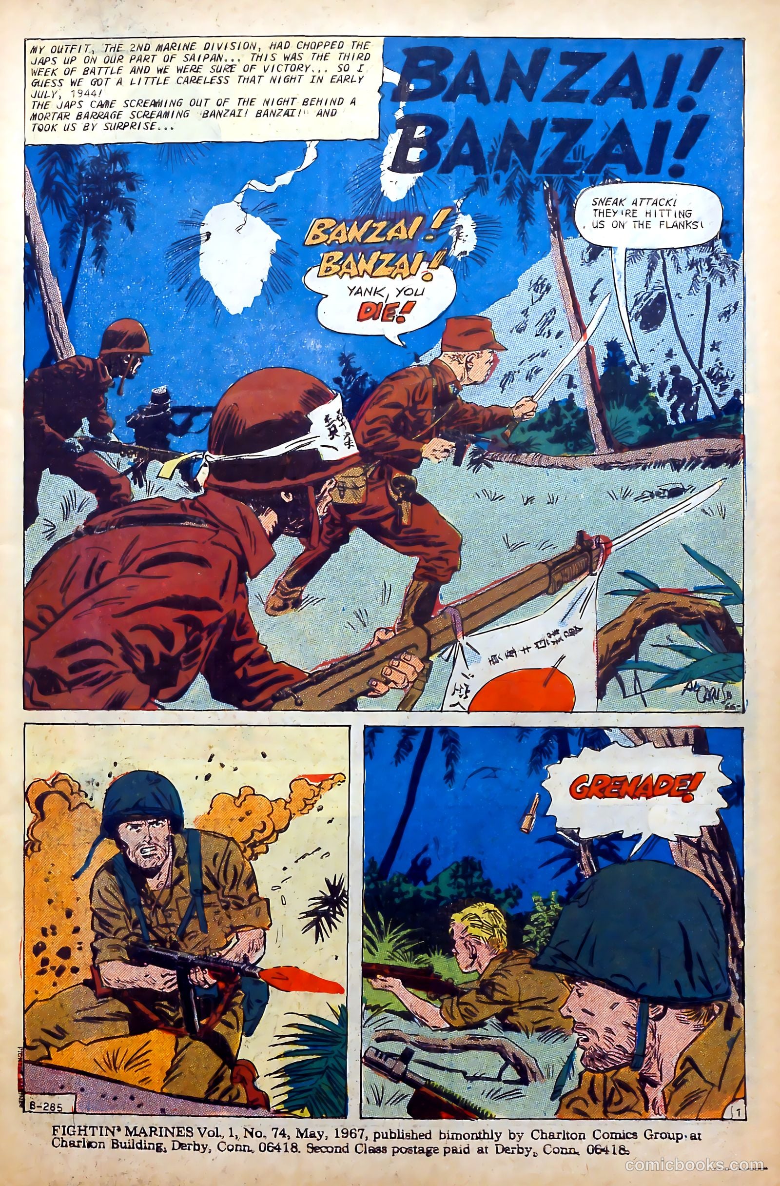 Fightin' Marines #74 (1967) — page 3 of 36