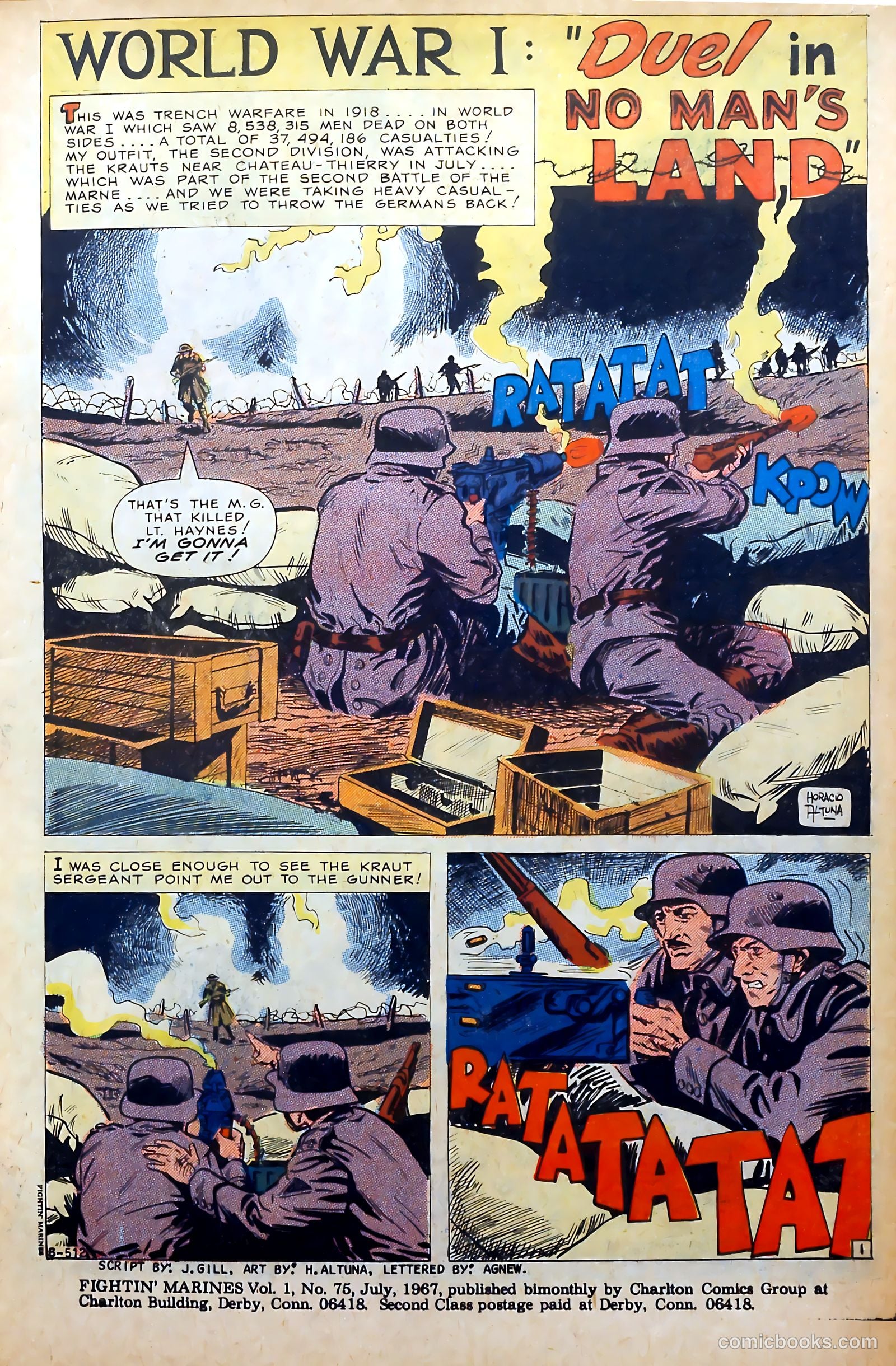 Fightin' Marines #75 (1967) — page 3 of 36