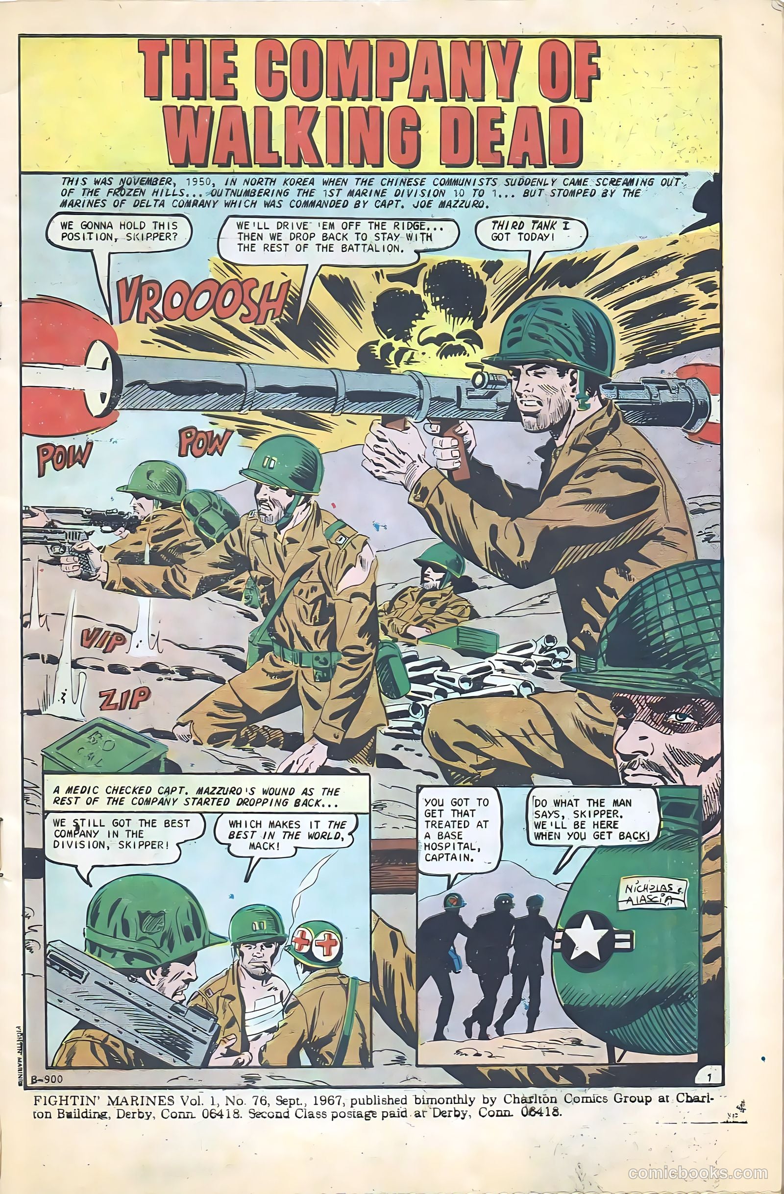 Fightin' Marines #76 (1967) — page 3 of 36