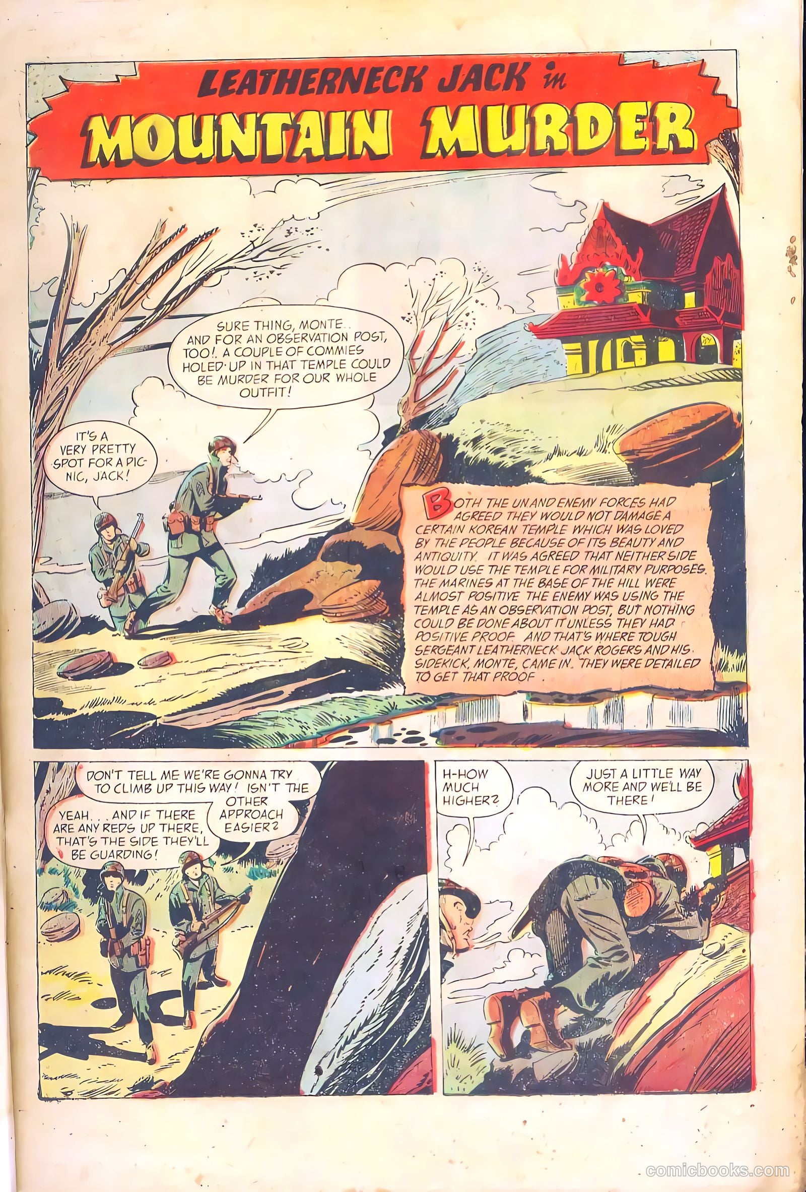 Fightin' Marines #8 (1952) — page 3 of 36