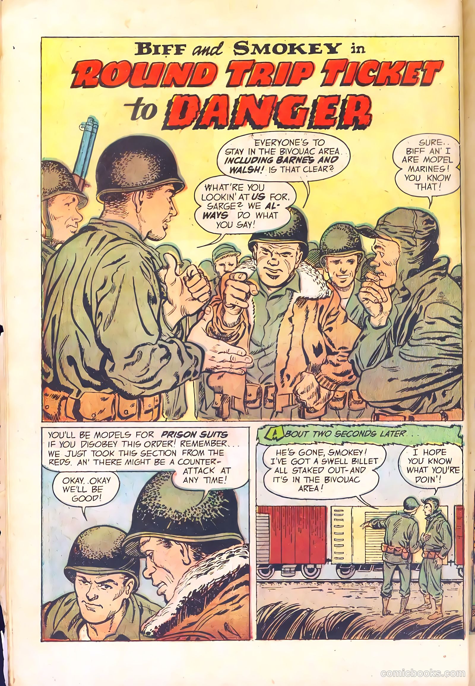 Fightin' Marines #8 (1952) — page 10 of 36