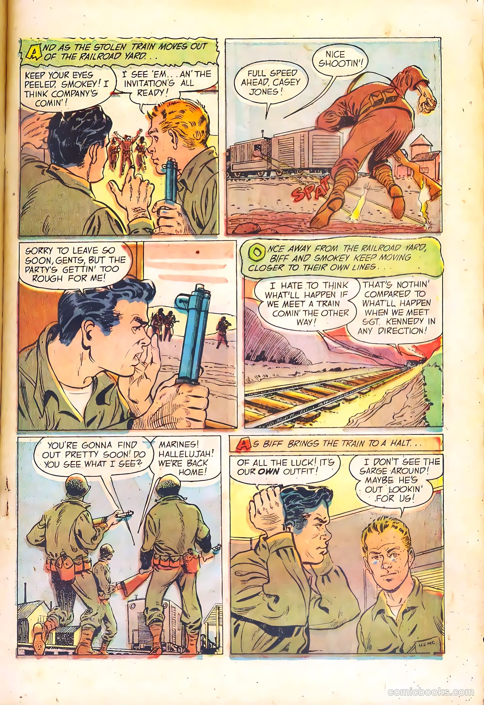 Fightin' Marines #8 (1952) — page 15 of 36