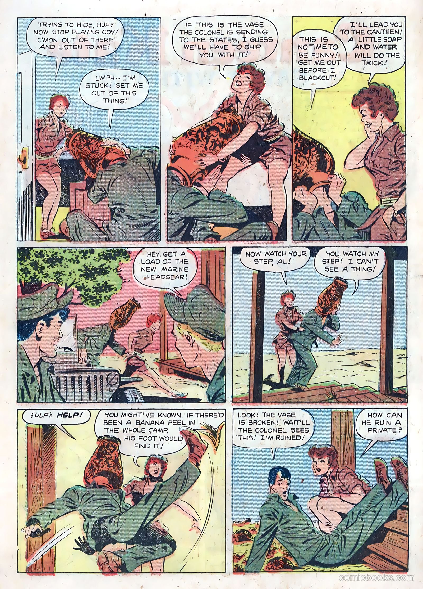 Fightin' Marines #8 (1952) — page 18 of 36