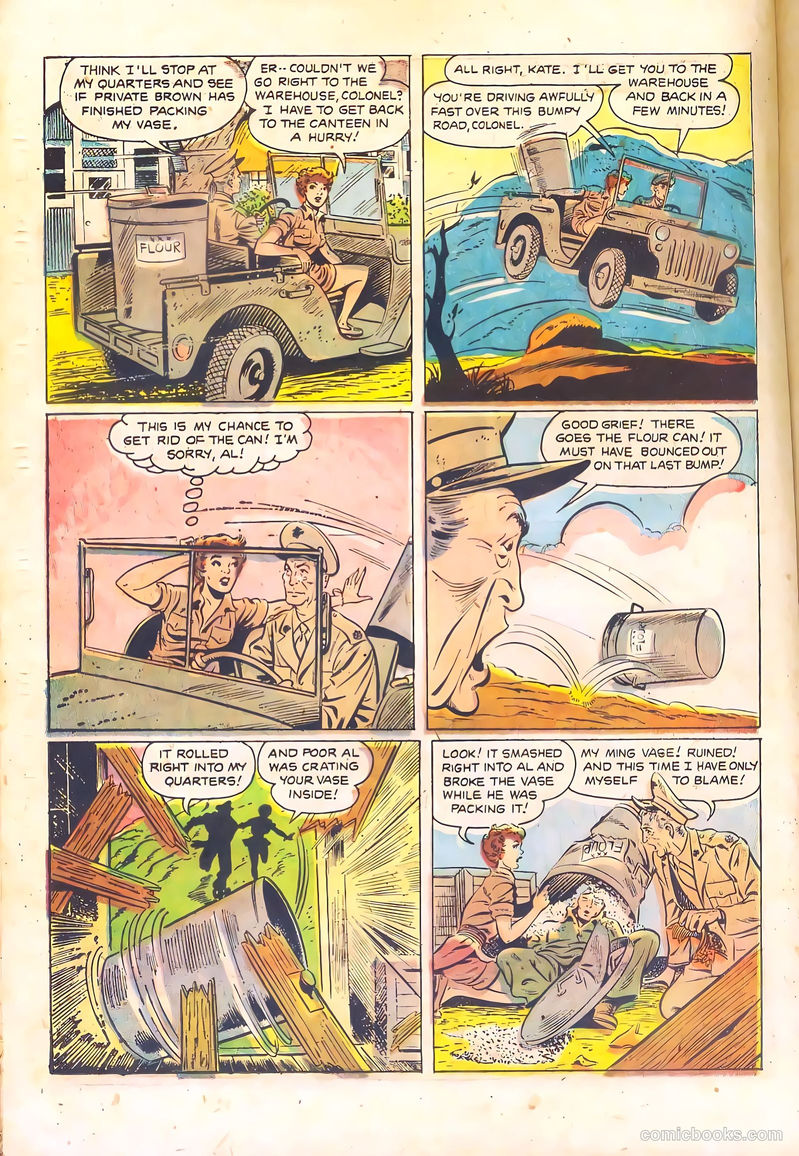 Fightin' Marines #8 (1952) — page 22 of 36