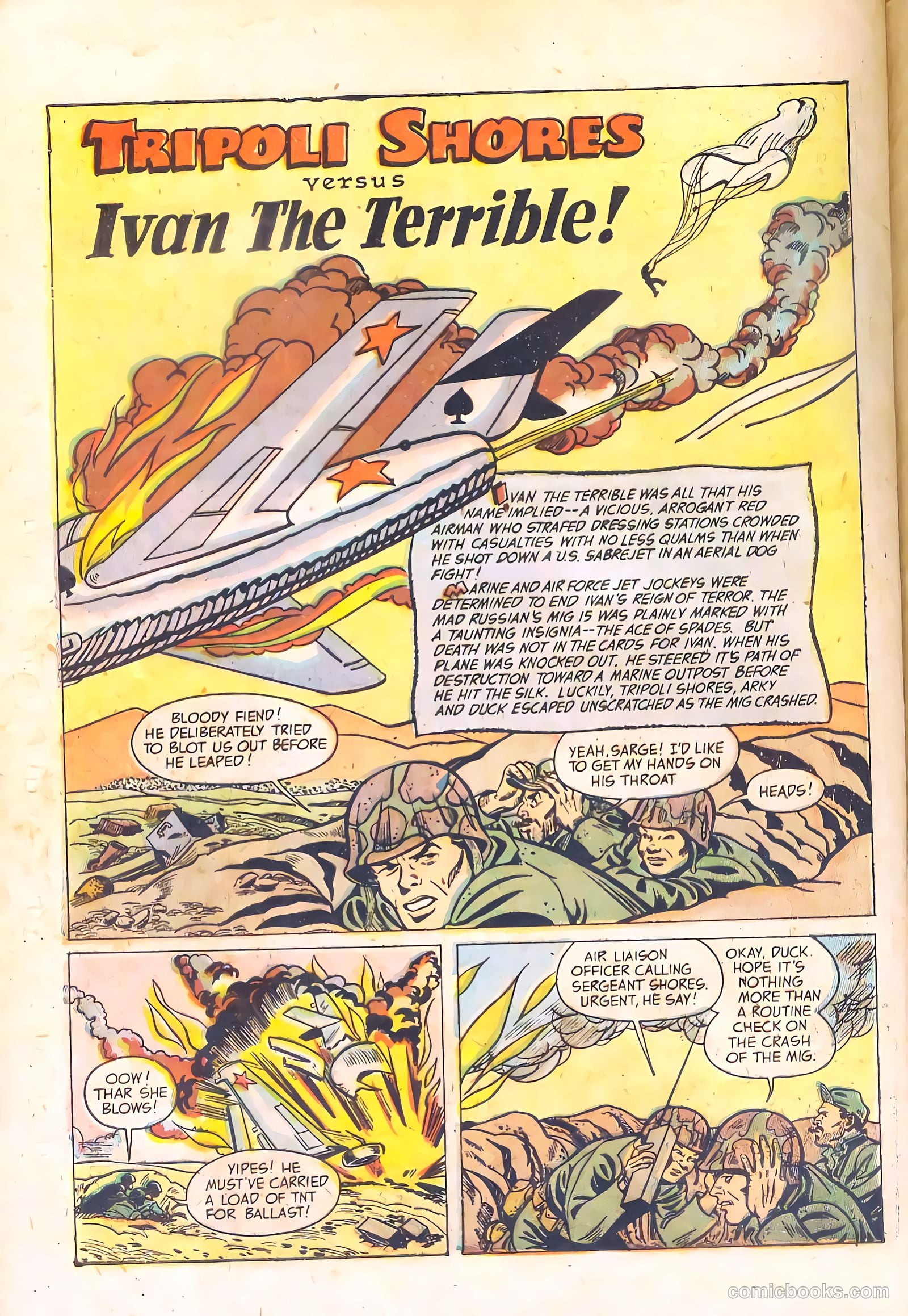 Fightin' Marines #8 (1952) — page 28 of 36