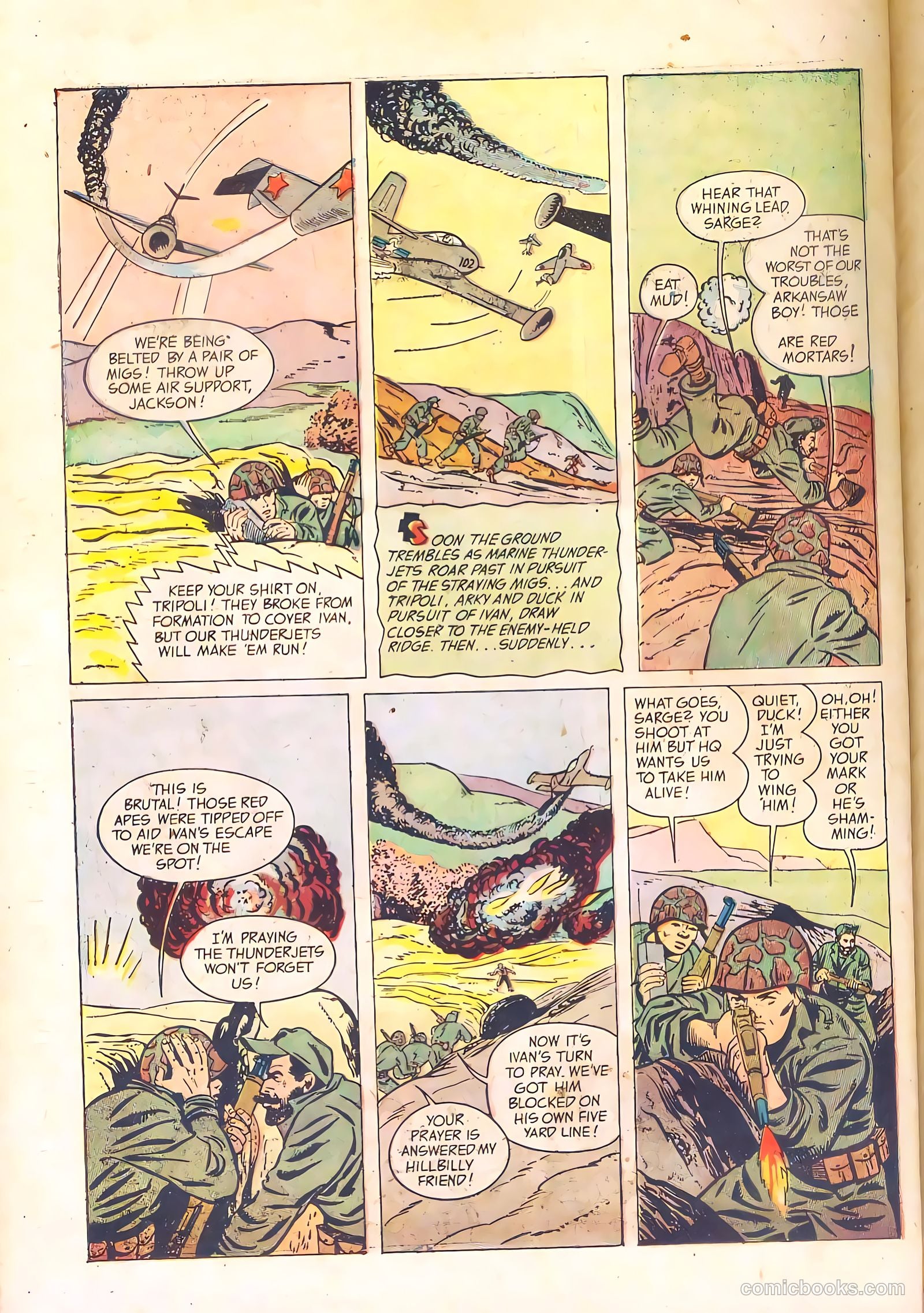 Fightin' Marines #8 (1952) — page 30 of 36