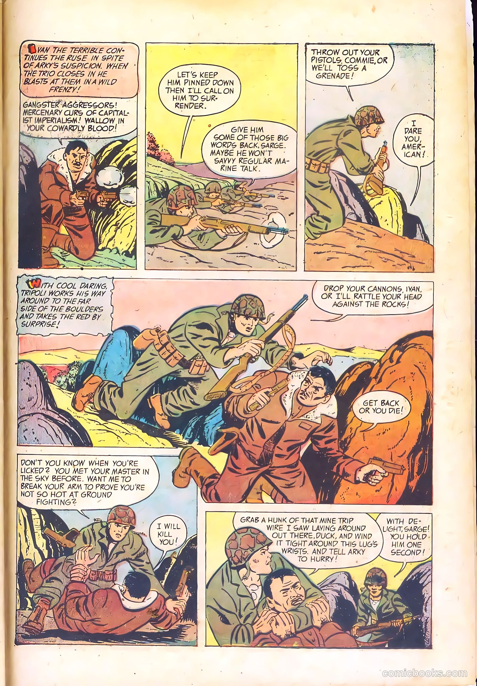Fightin' Marines #8 (1952) — page 31 of 36