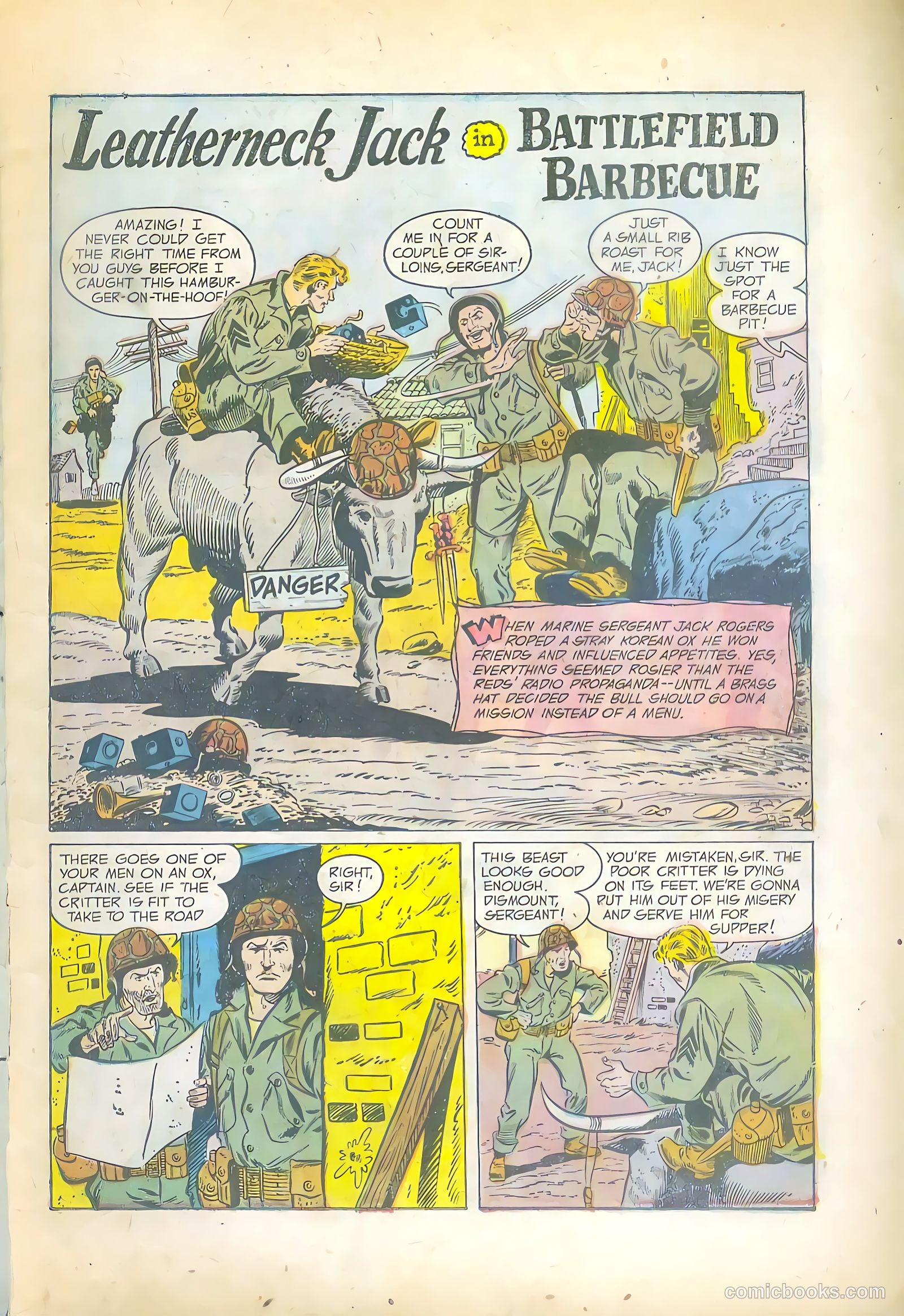 Fightin' Marines #9 (1952) — page 3 of 36