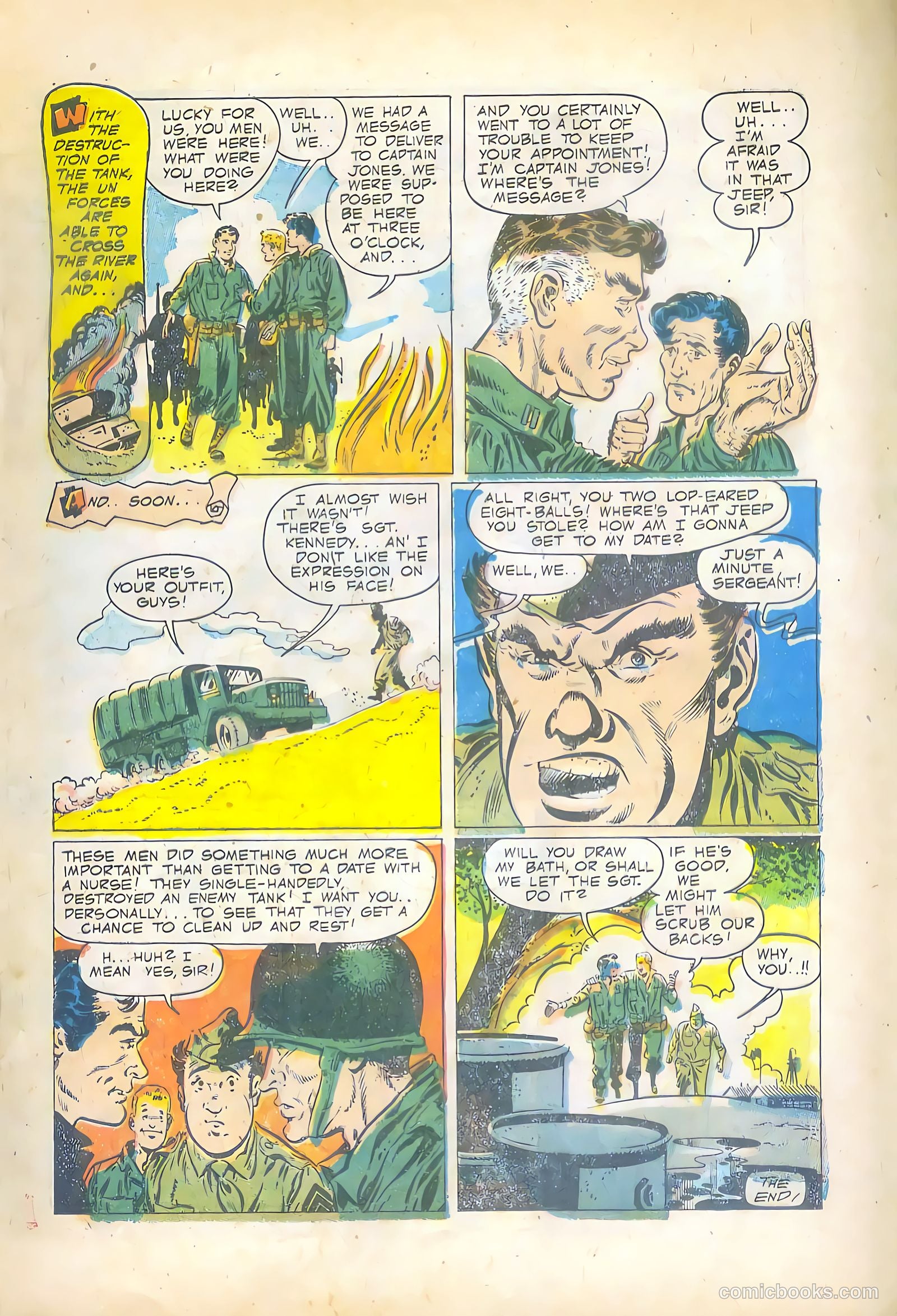 Fightin' Marines #9 (1952) — page 17 of 36