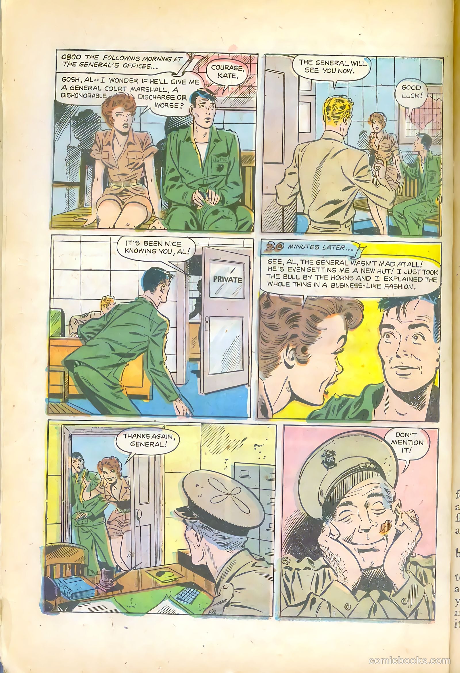 Fightin' Marines #9 (1952) — page 22 of 36