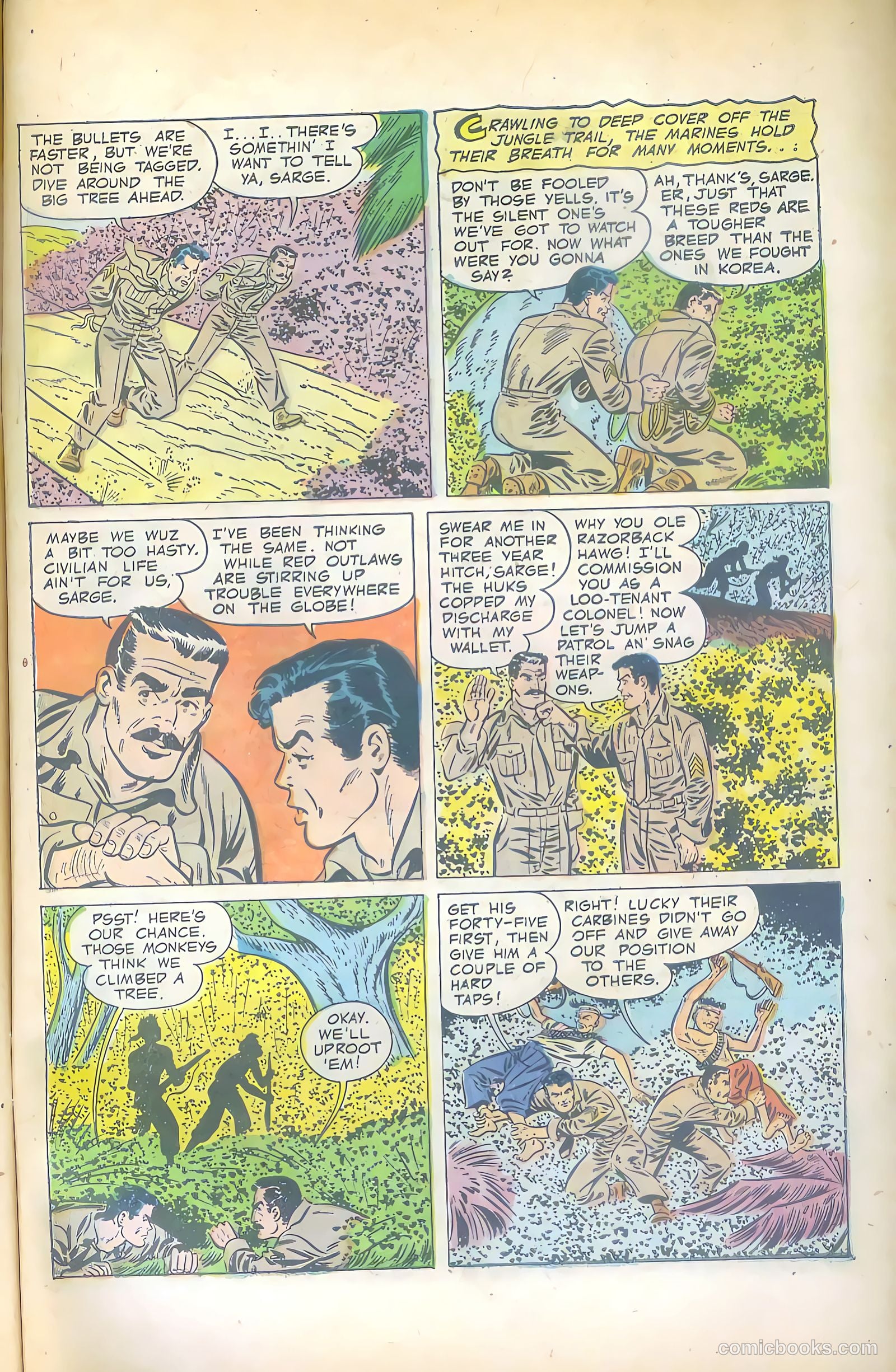 Fightin' Marines #9 (1952) — page 31 of 36
