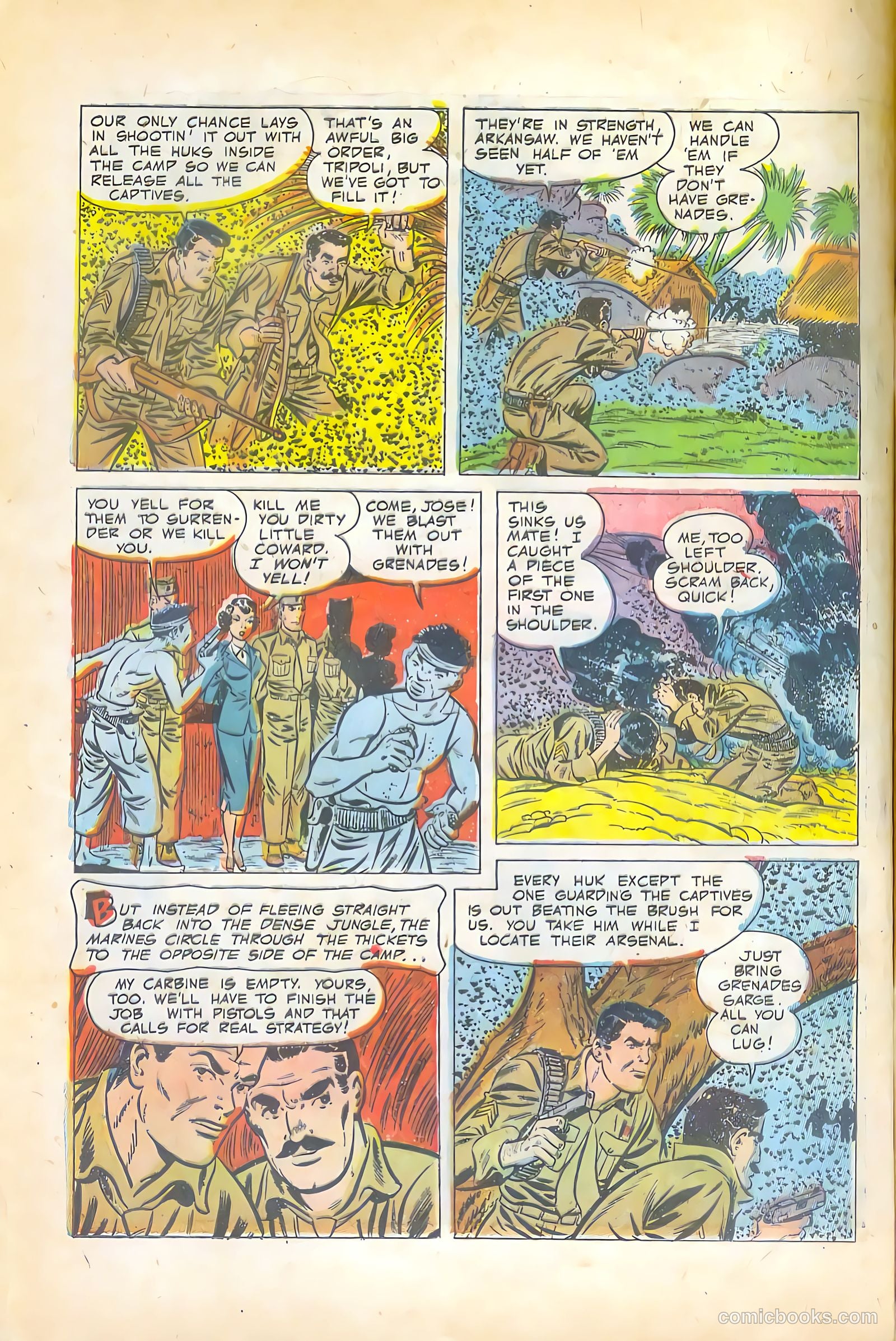 Fightin' Marines #9 (1952) — page 32 of 36