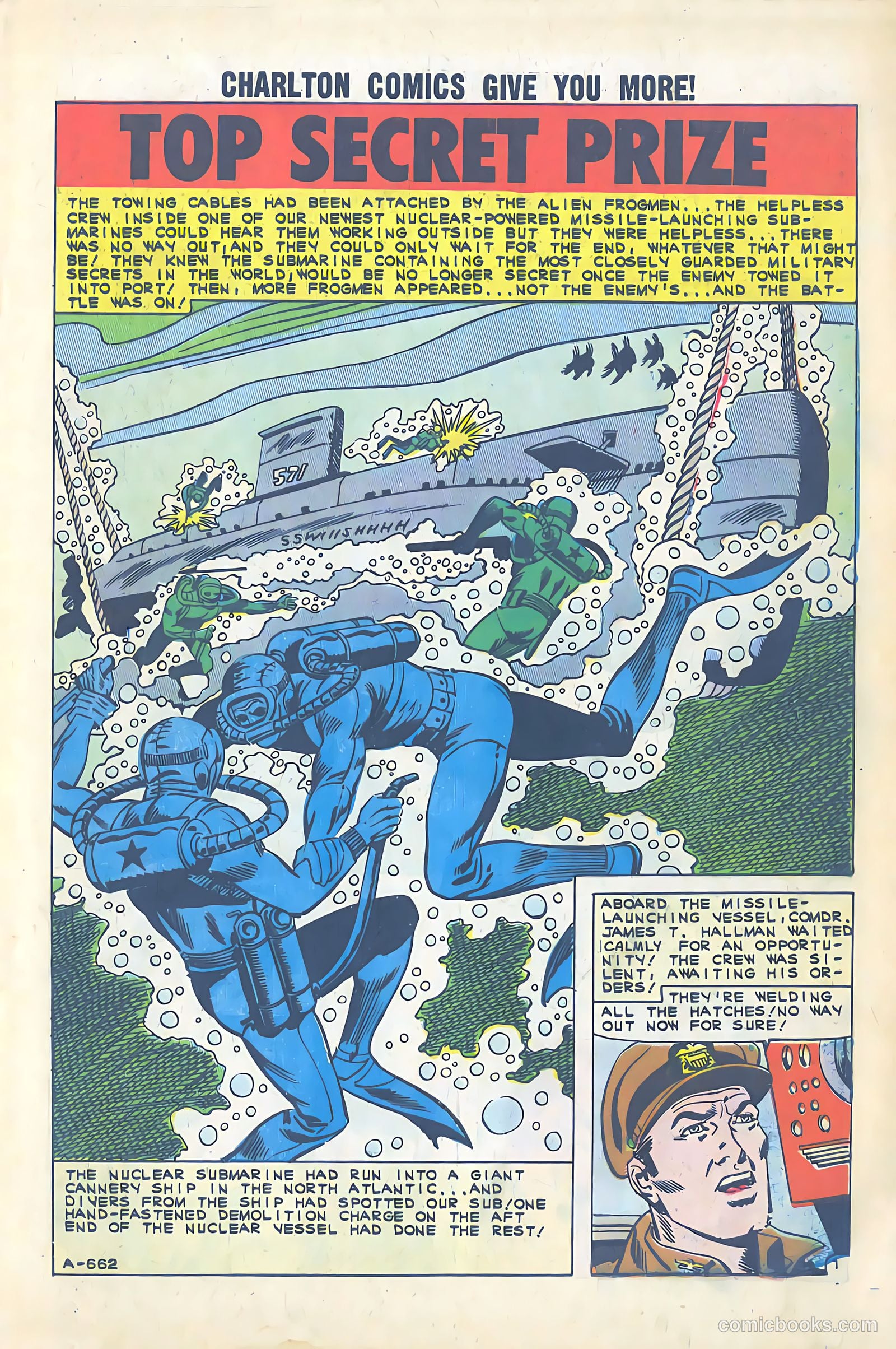 Fightin' Navy #100 (1961) — page 3 of 36