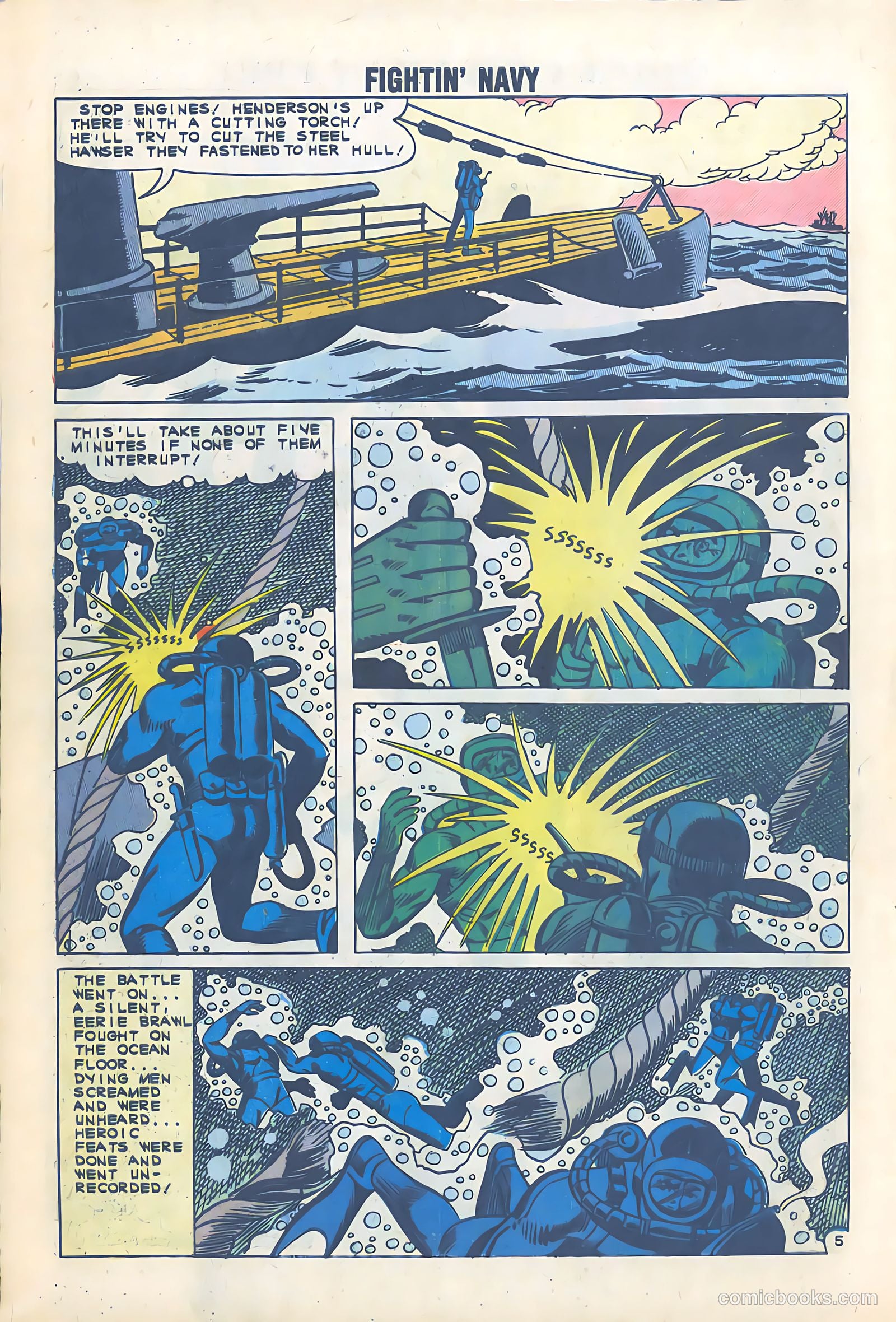 Fightin' Navy #100 (1961) — page 8 of 36