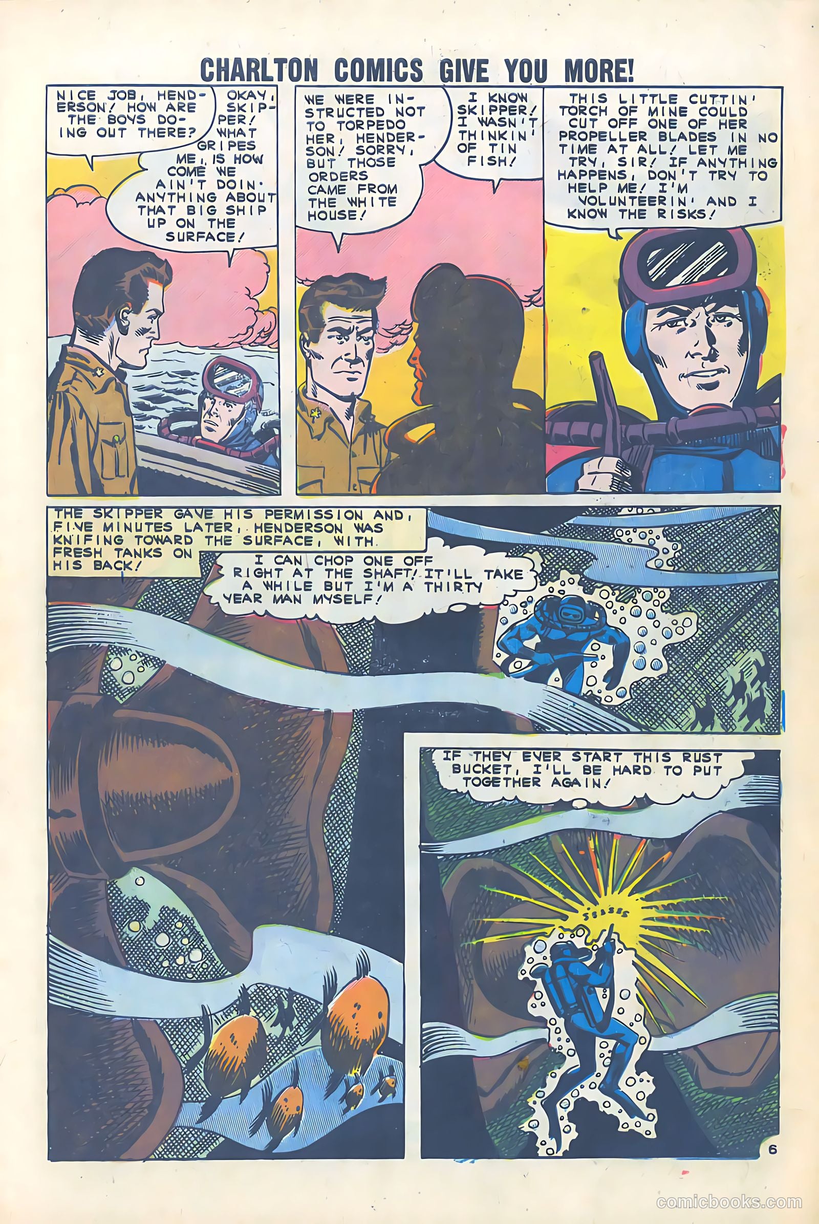 Fightin' Navy #100 (1961) — page 9 of 36