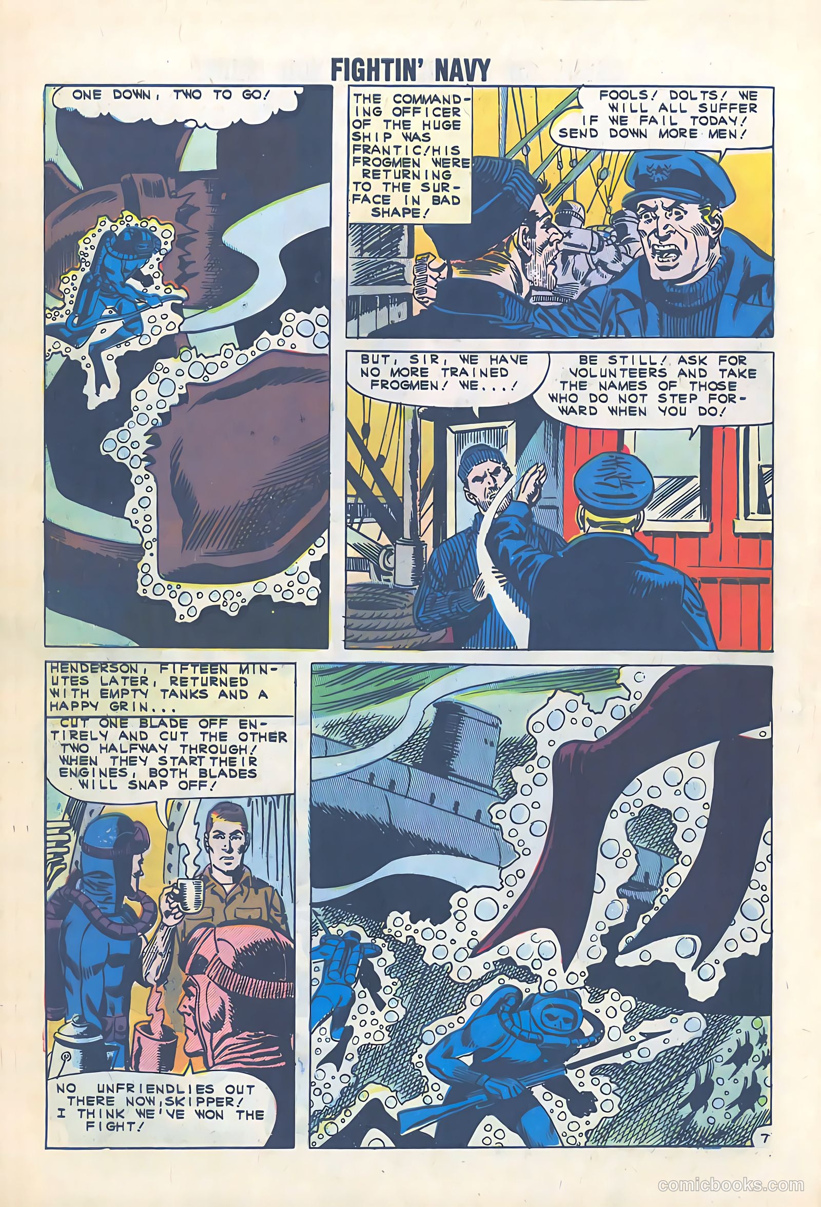 Fightin' Navy #100 (1961) — page 10 of 36