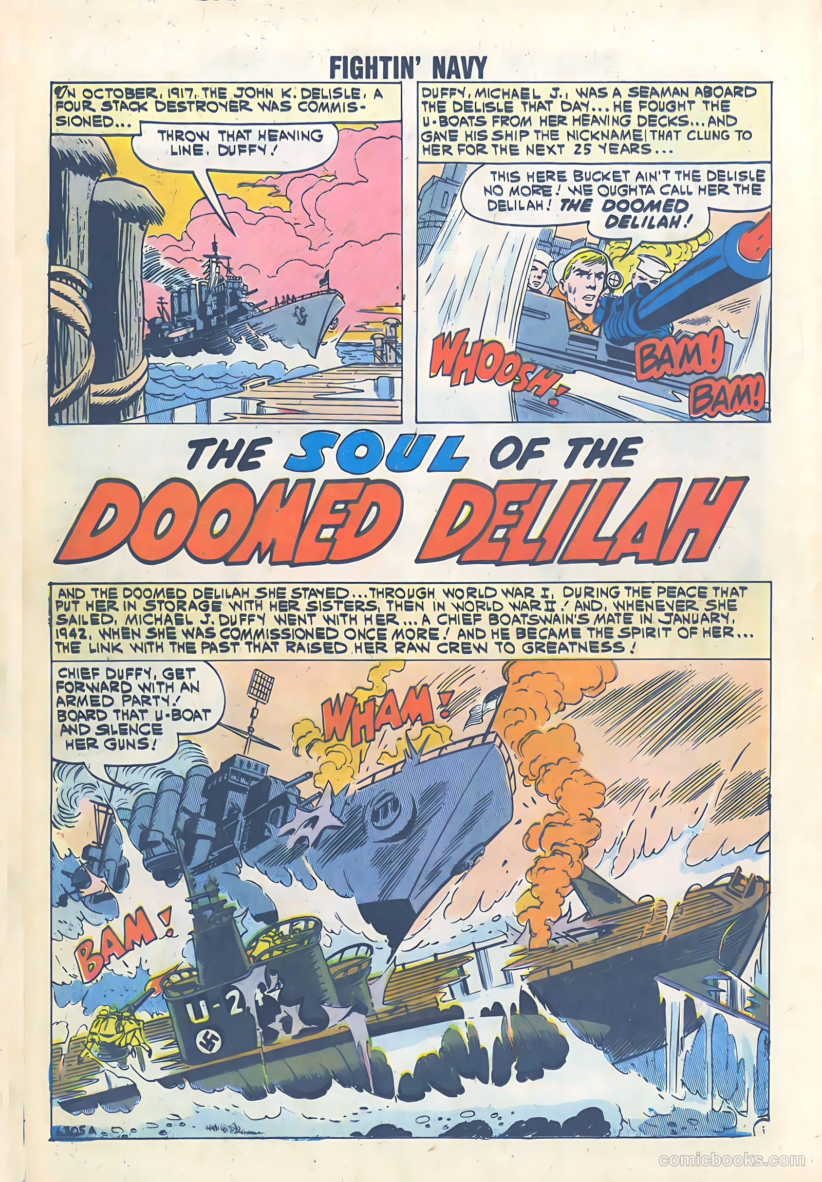 Fightin' Navy #100 (1961) — page 12 of 36