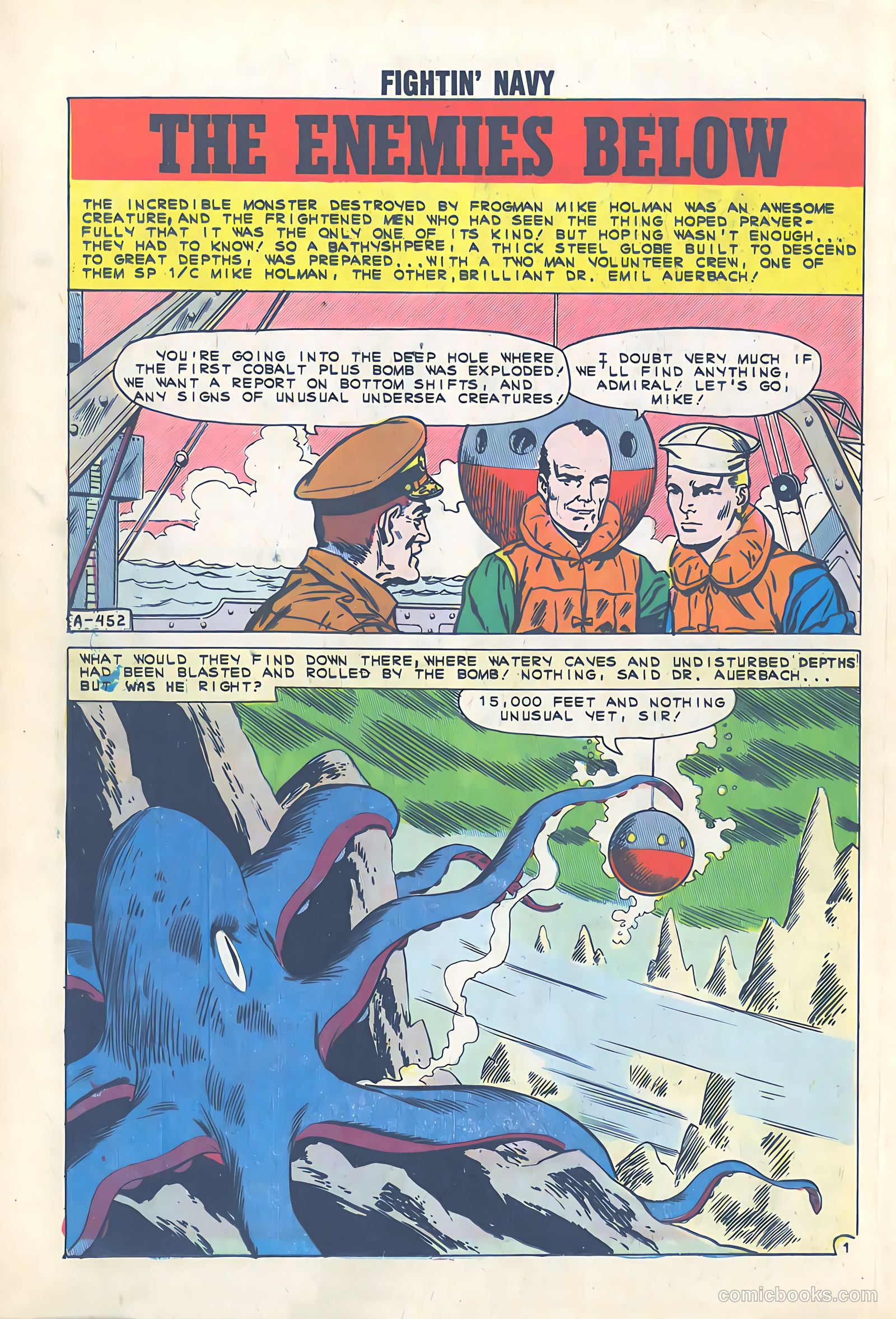 Fightin' Navy #100 (1961) — page 26 of 36