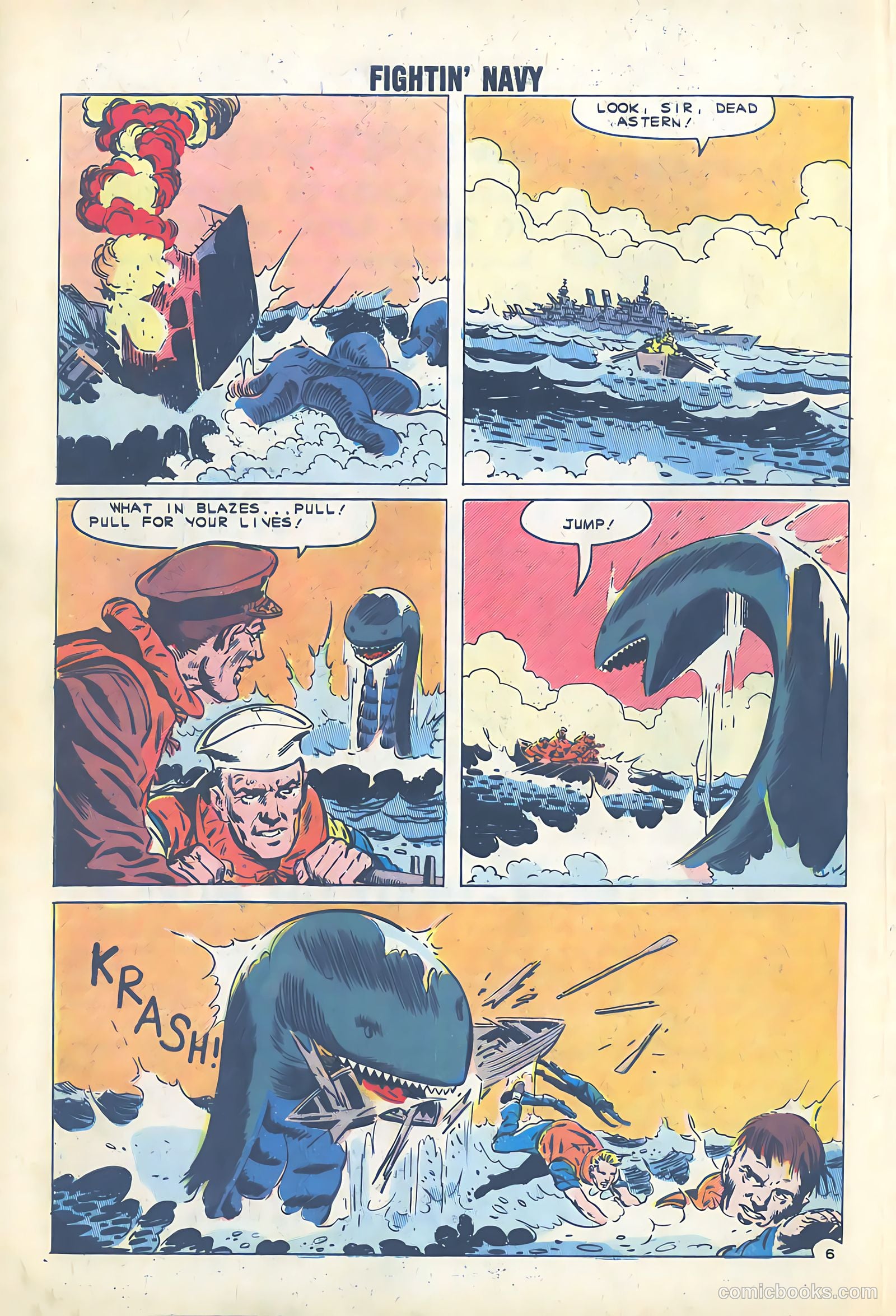Fightin' Navy #100 (1961) — page 32 of 36