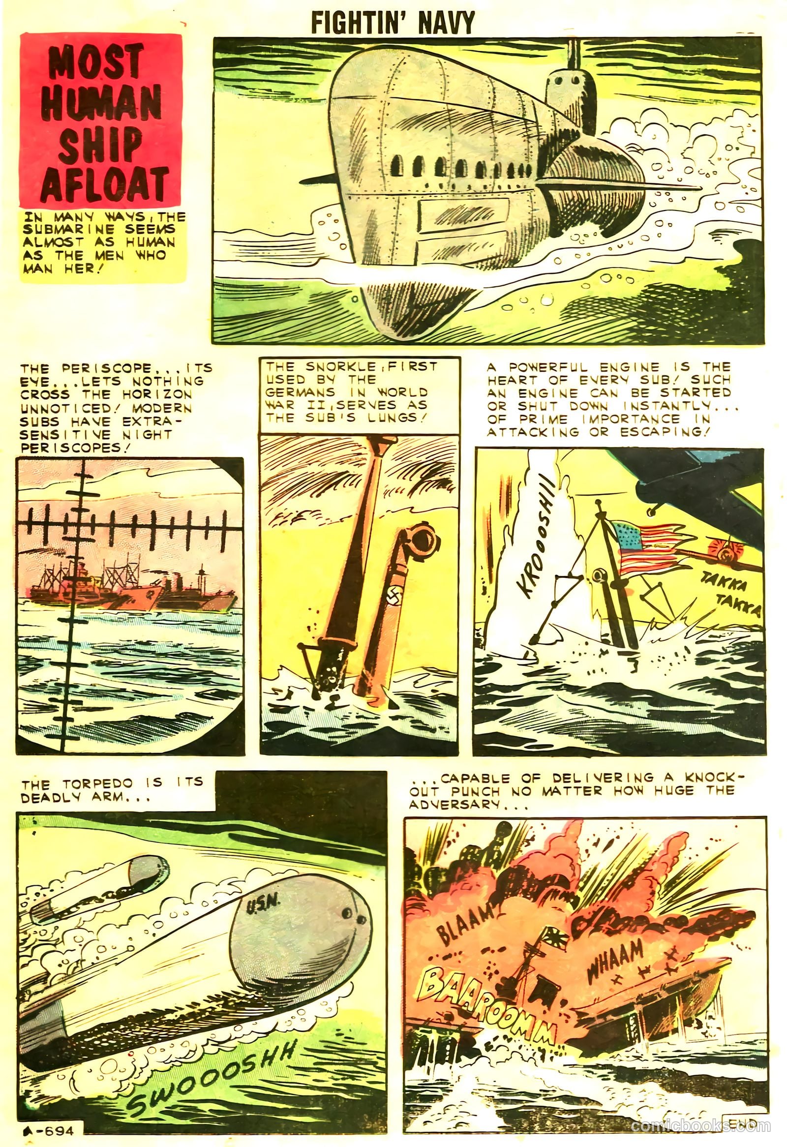 Fightin' Navy #102 (1962) — page 24 of 36