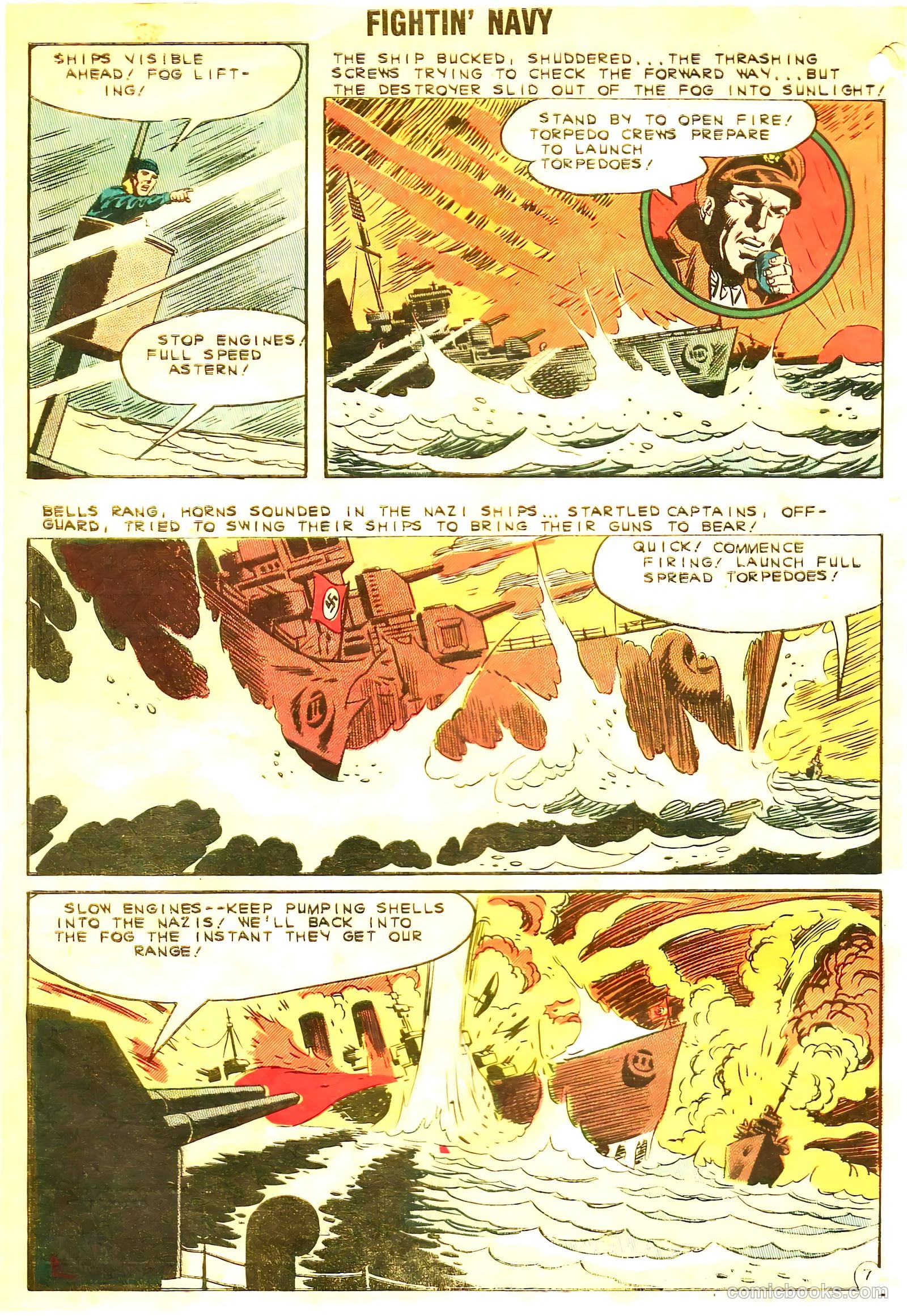 Fightin' Navy #102 (1962) — page 32 of 36