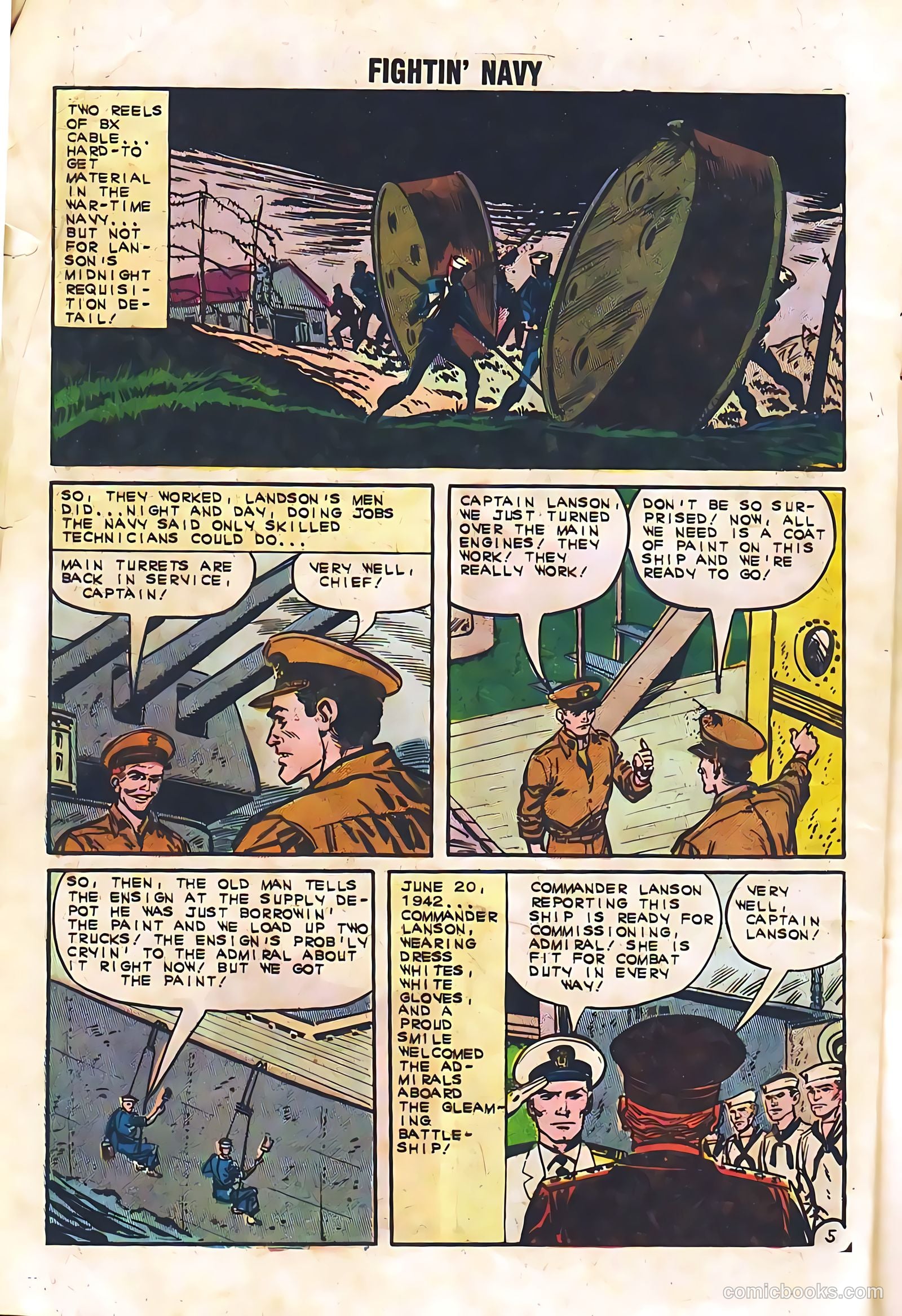 Fightin' Navy #105 (1962) — page 8 of 36