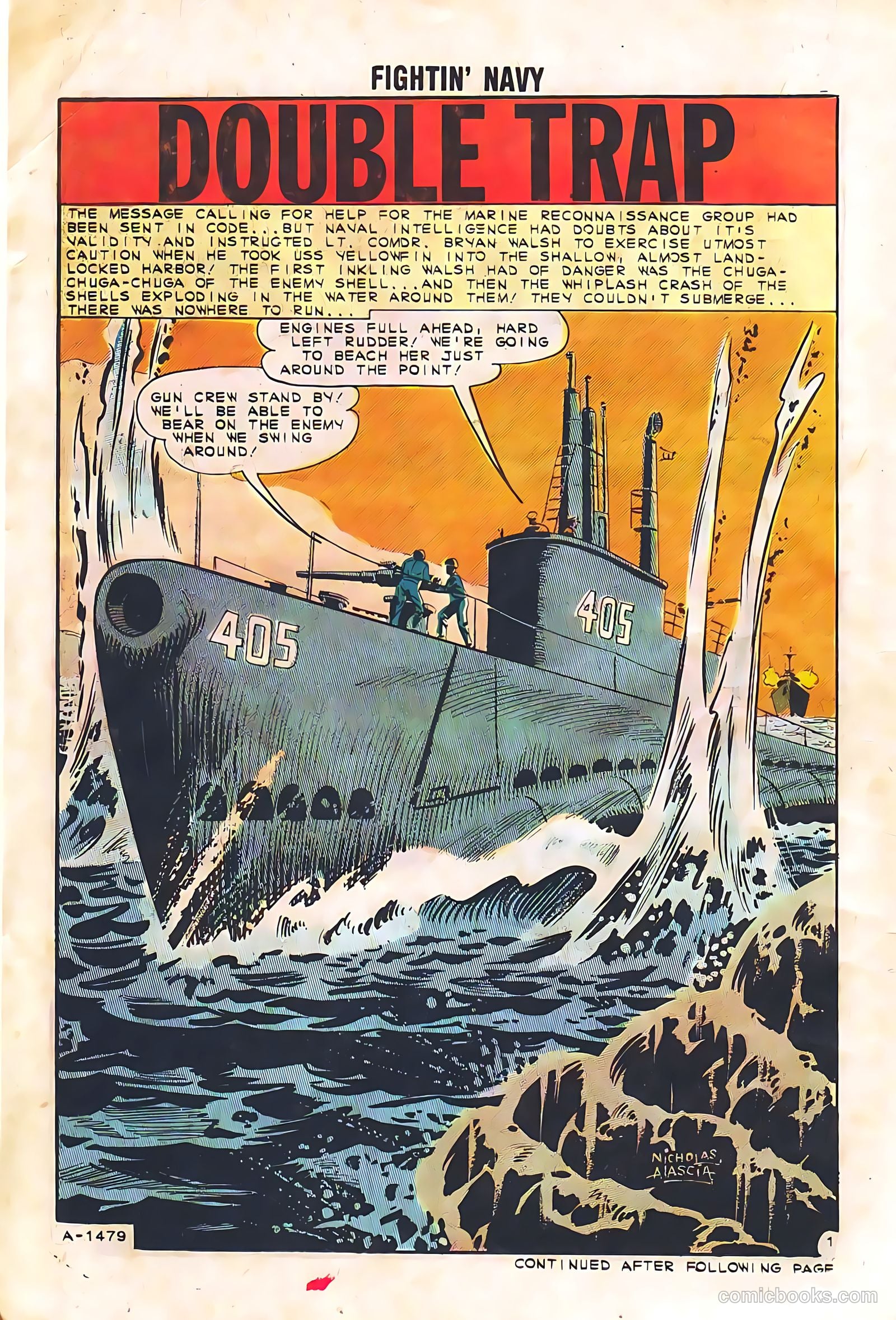 Fightin' Navy #105 (1962) — page 14 of 36