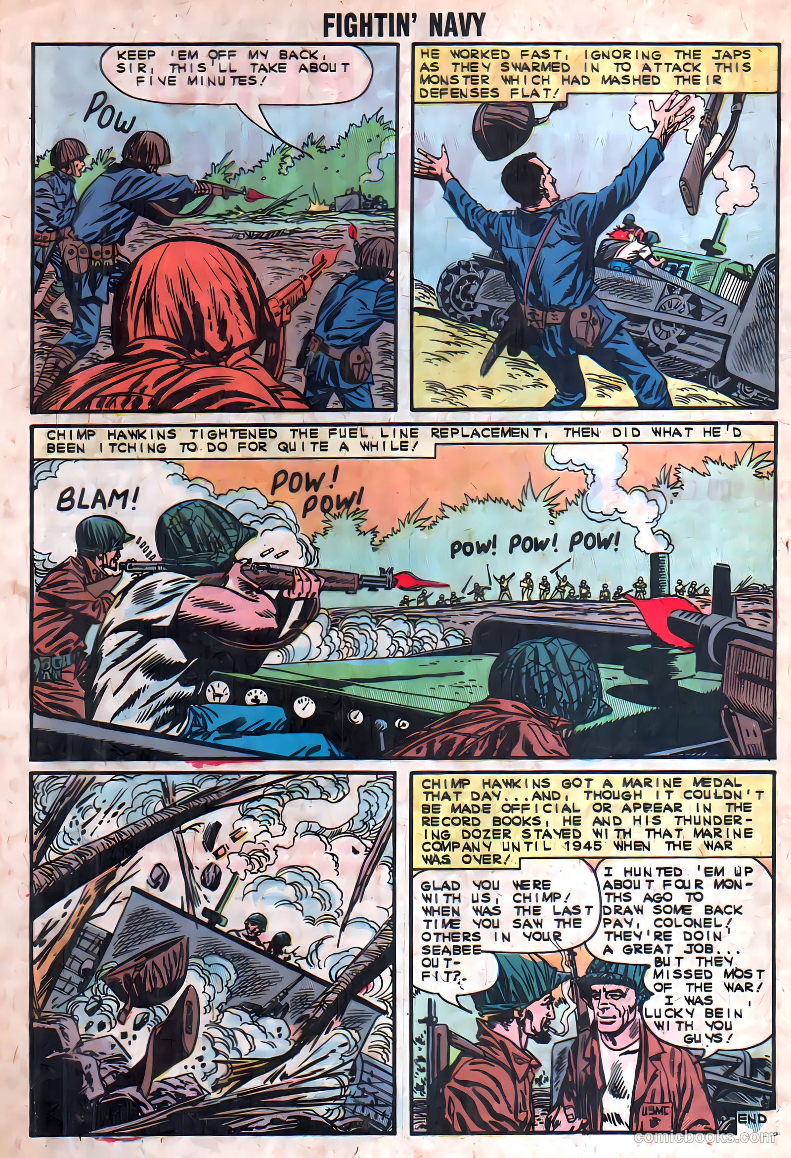 Fightin' Navy #108 (1963) — page 32 of 36