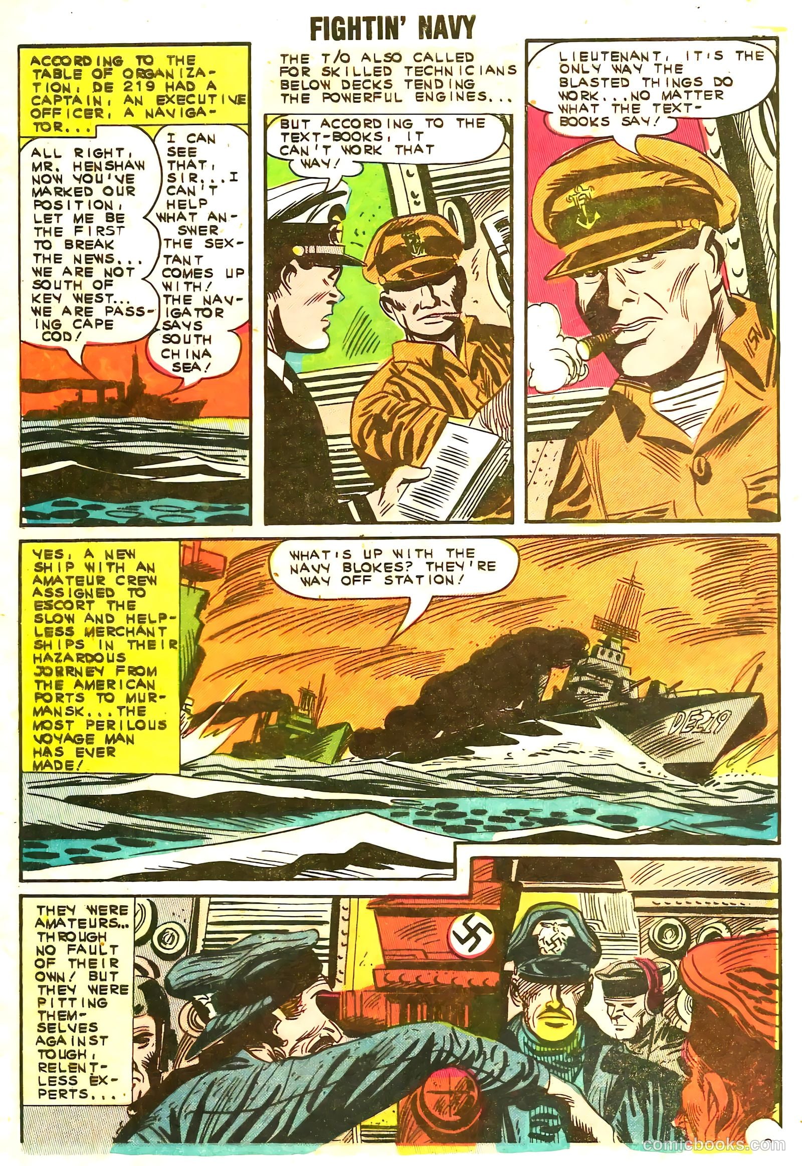 Fightin' Navy #110 (1963) — page 33 of 36