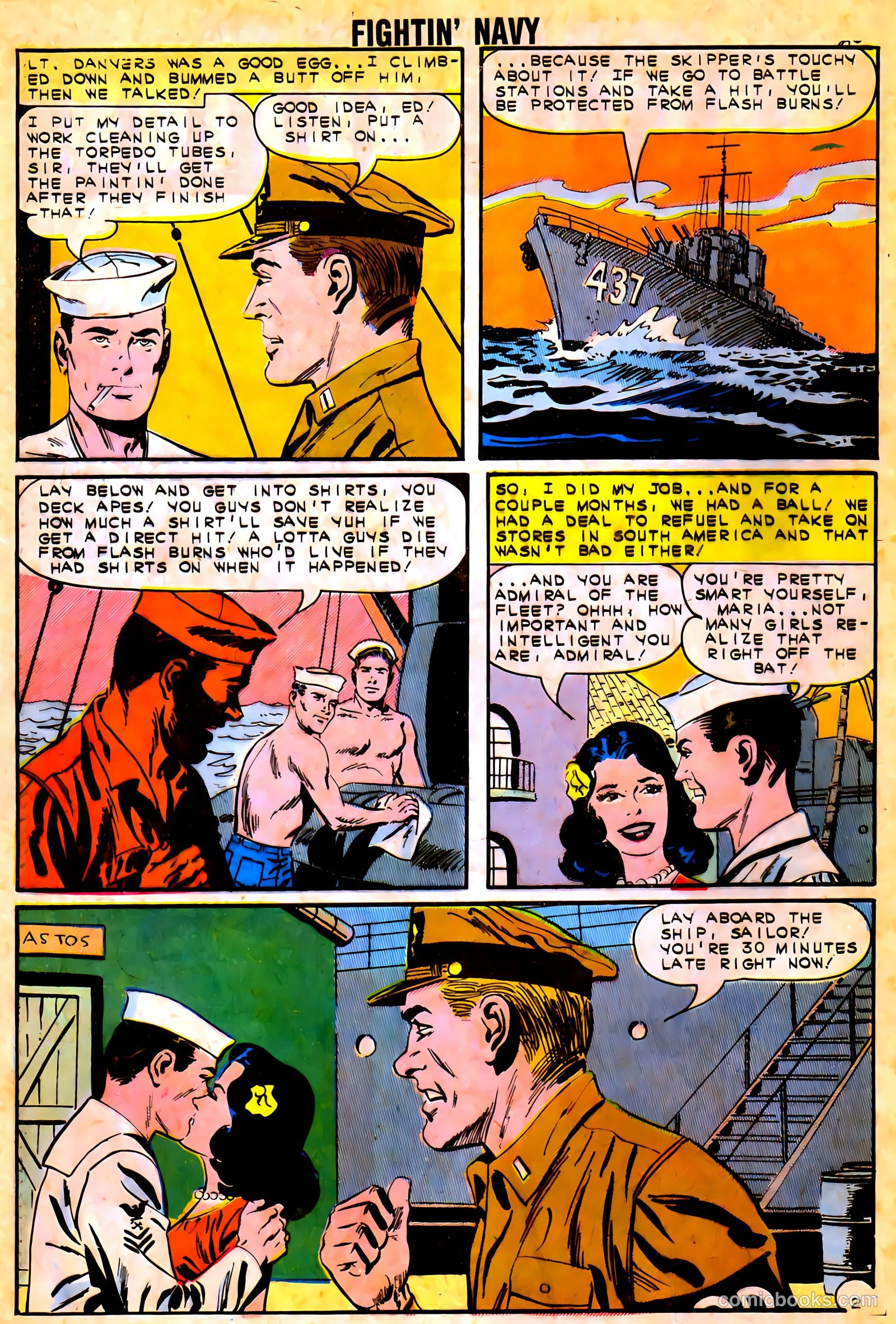 Fightin' Navy #111 (1963) — page 28 of 36